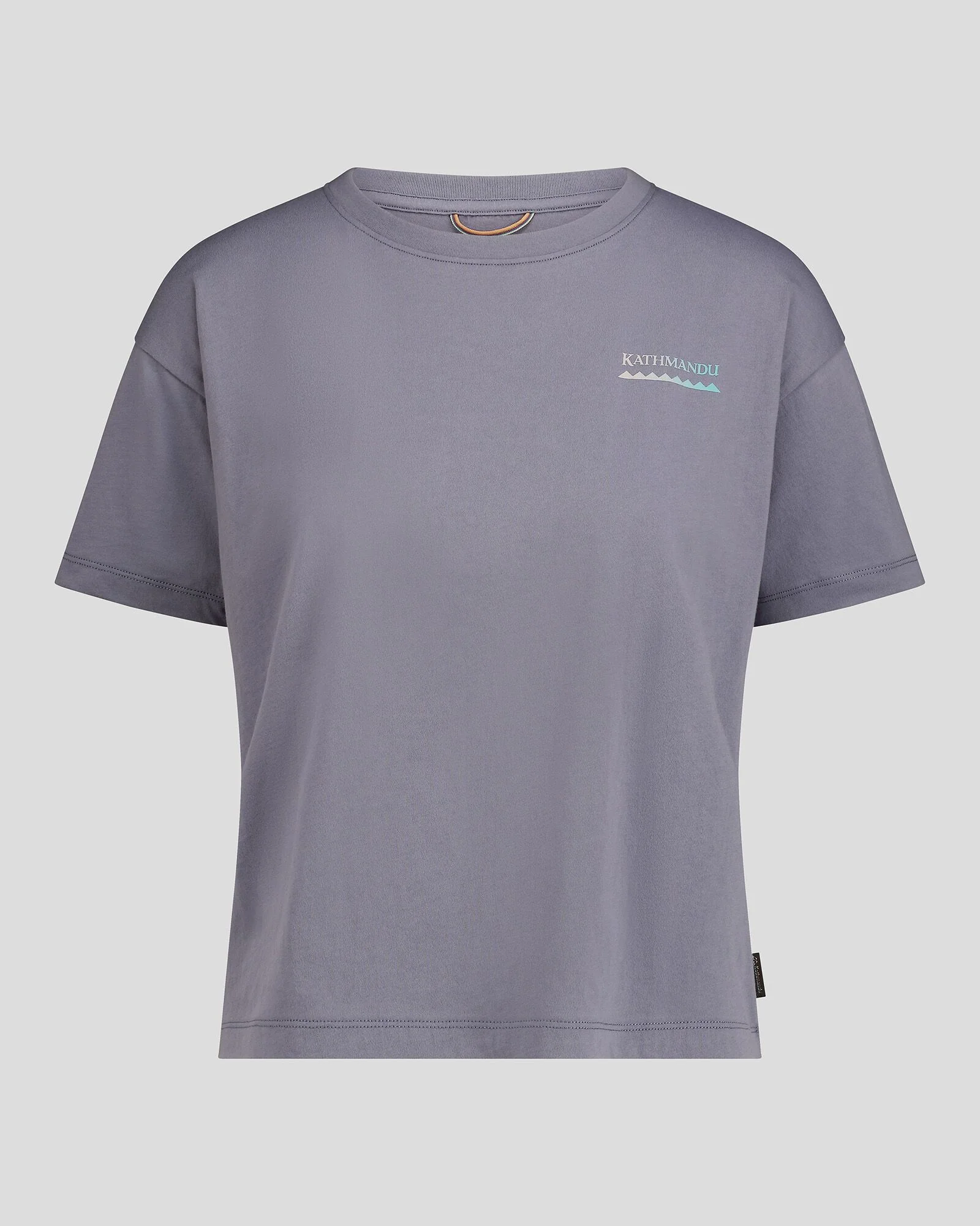 Women's Boxy Heritage Organic Cotton T-shirt - Dark Haze - Image 3