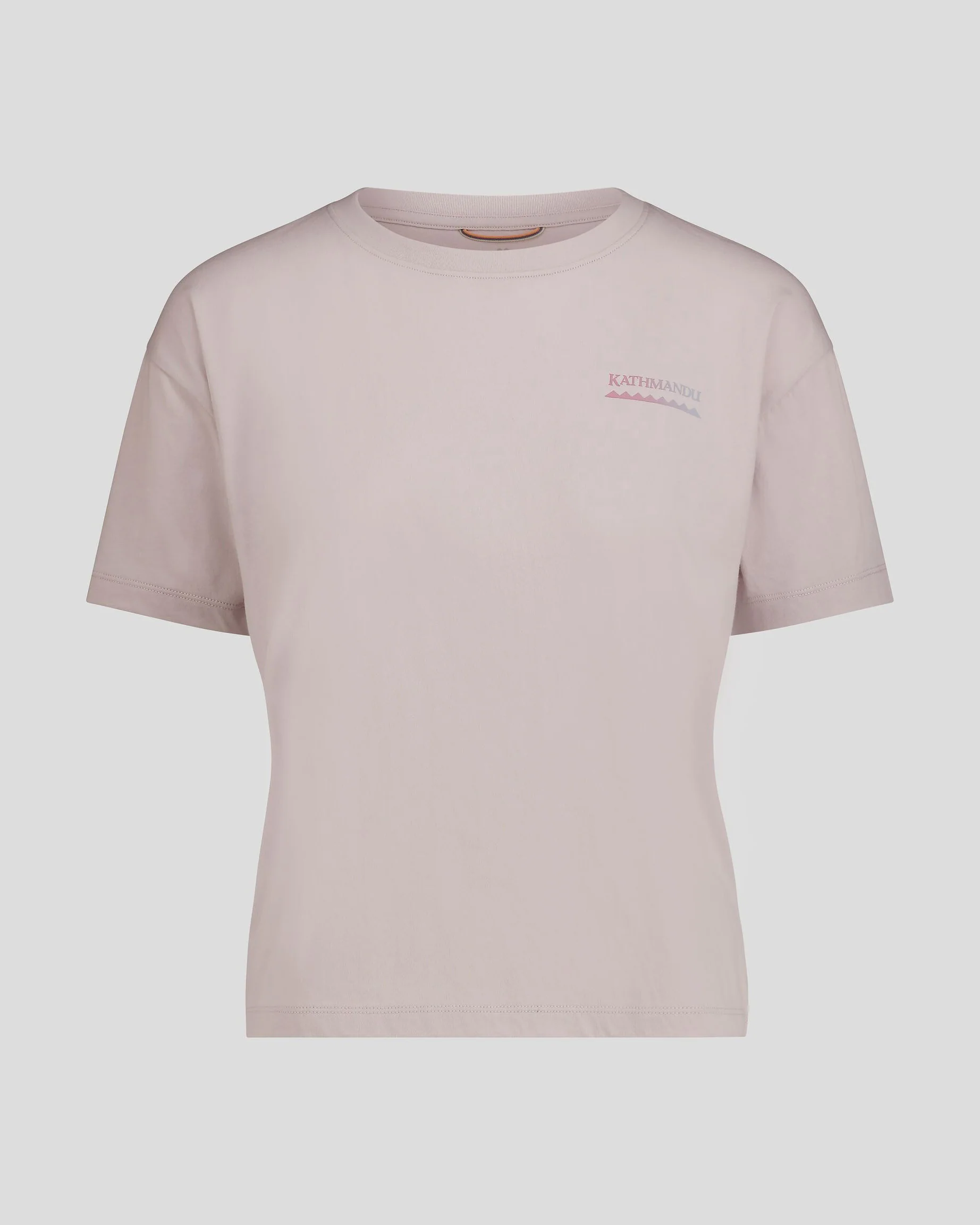 Women's Boxy Heritage Organic Cotton T-shirt - Dove - Image 4