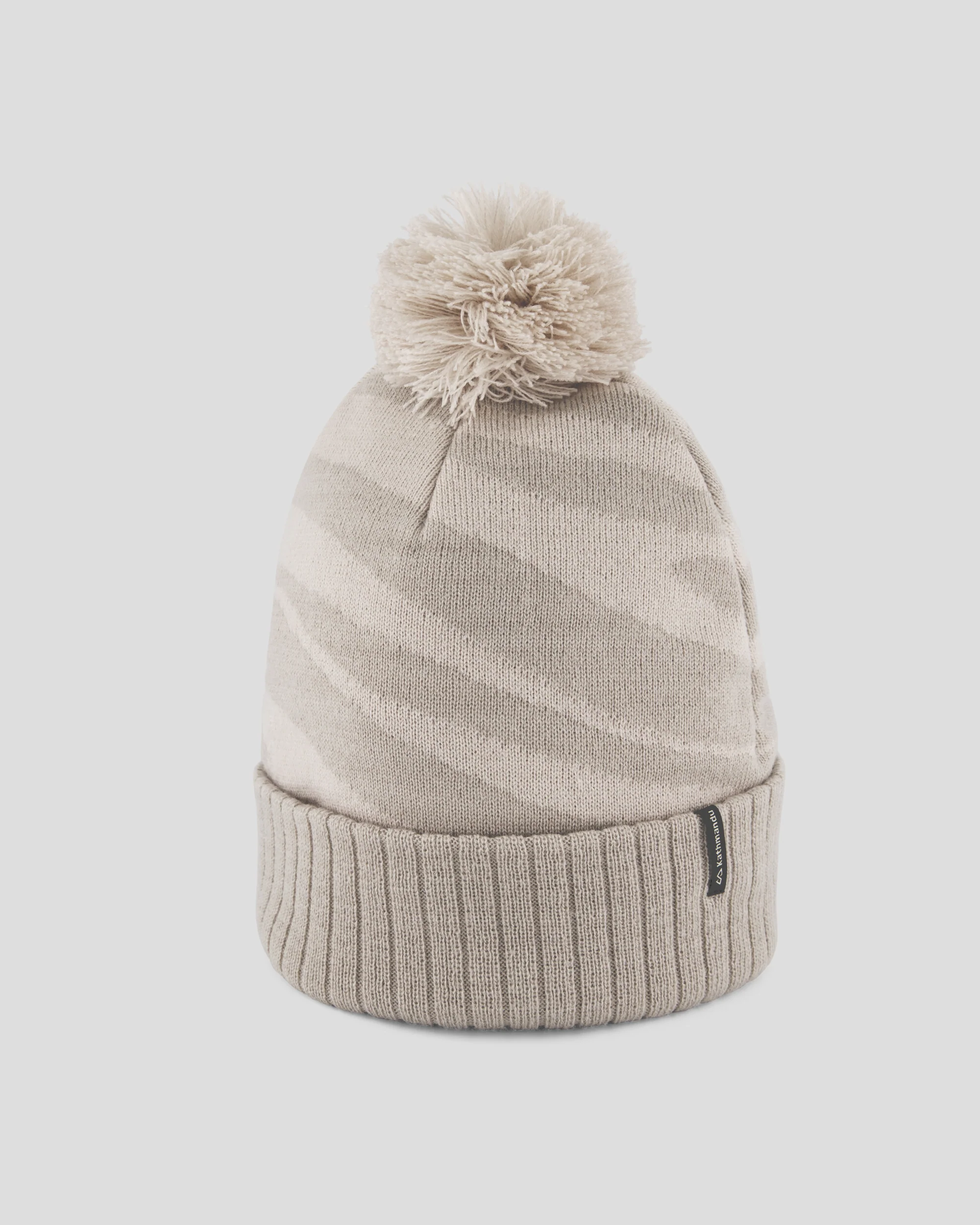 Braided River Pom Pom Beanie -  Shroom Braided River - Image 3