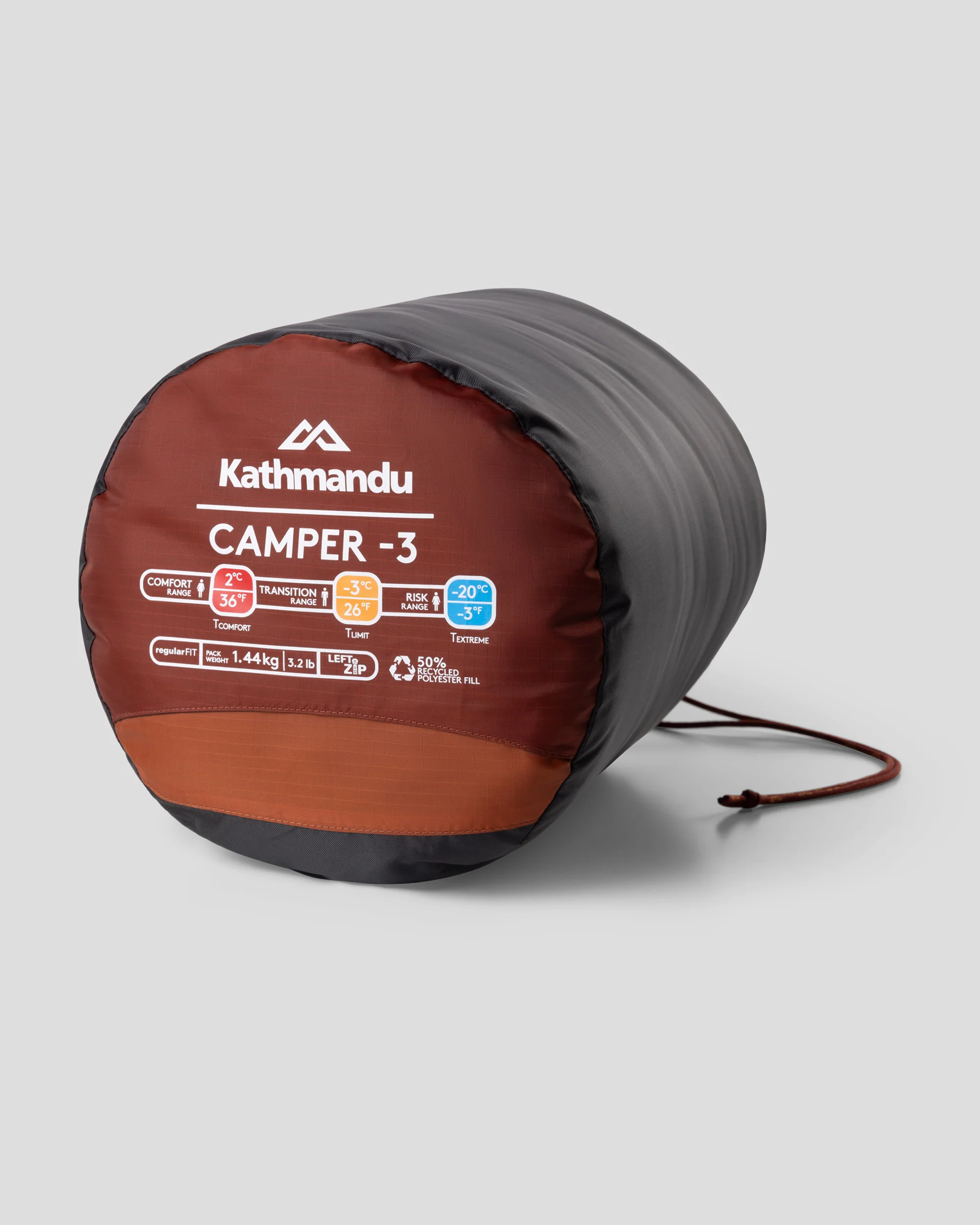 Camper -3 S/Bag - Copper/Redwood - Image 3