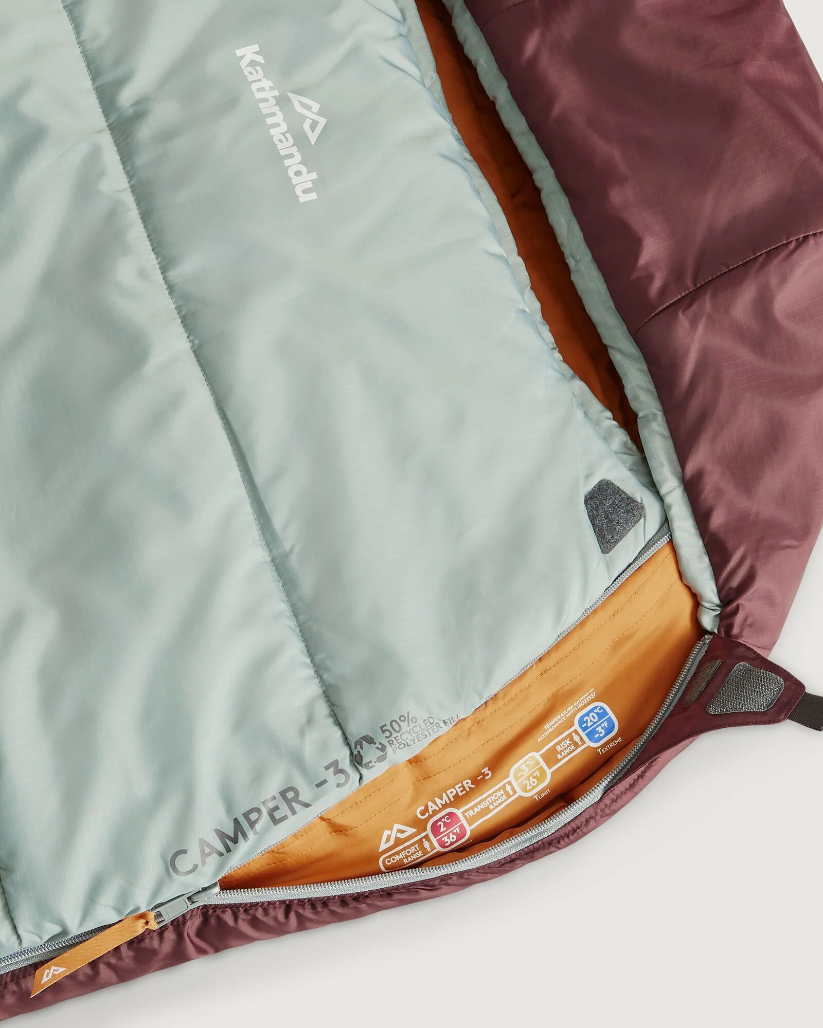 Camper - 3 Sleeping Bag - Gum Tree/Pony - Image 5