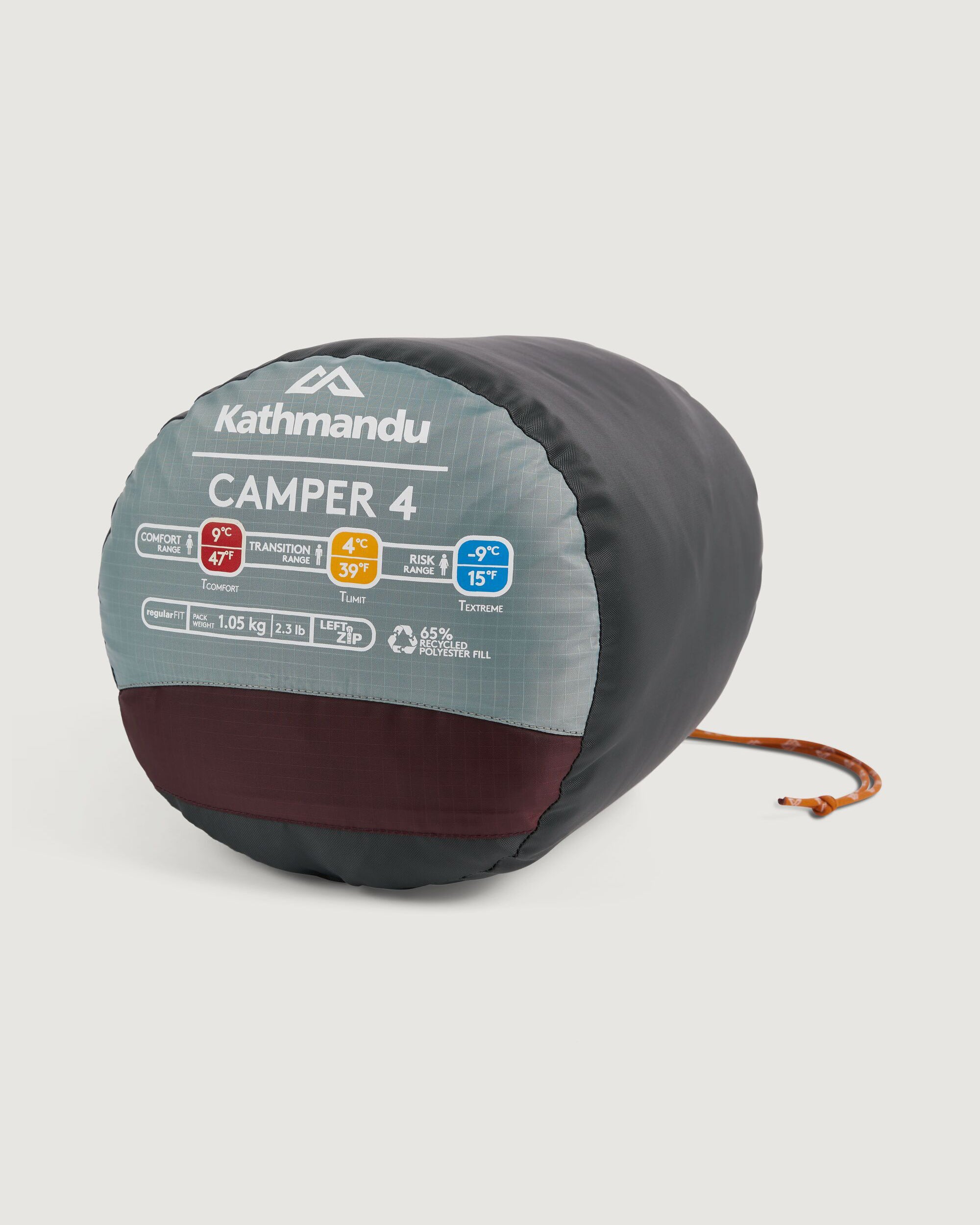 Camper 4 Sleeping Bag - Gum Tree/Pony - Image 3
