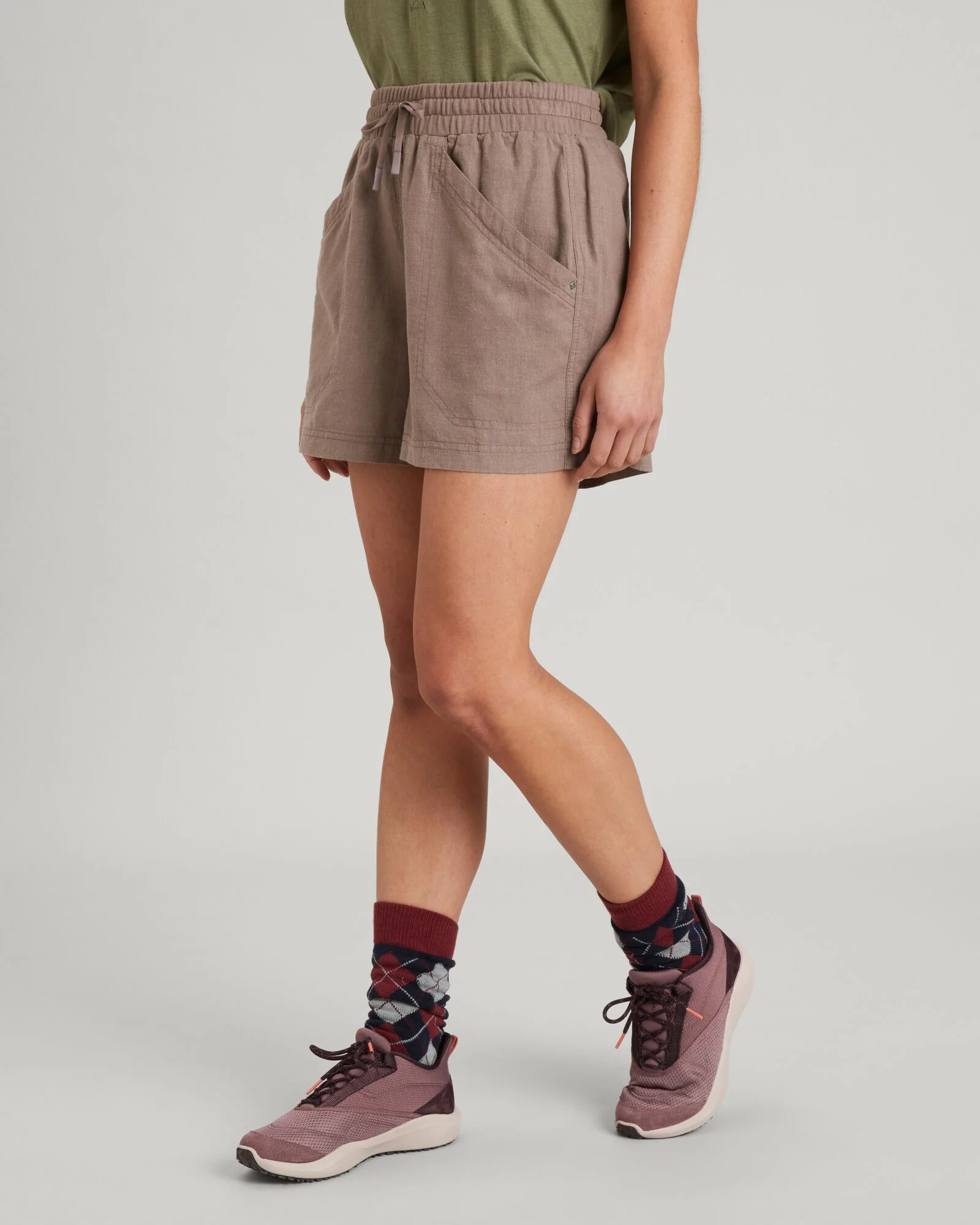 Cardeto Women's Shorts - Taupe - Image 3