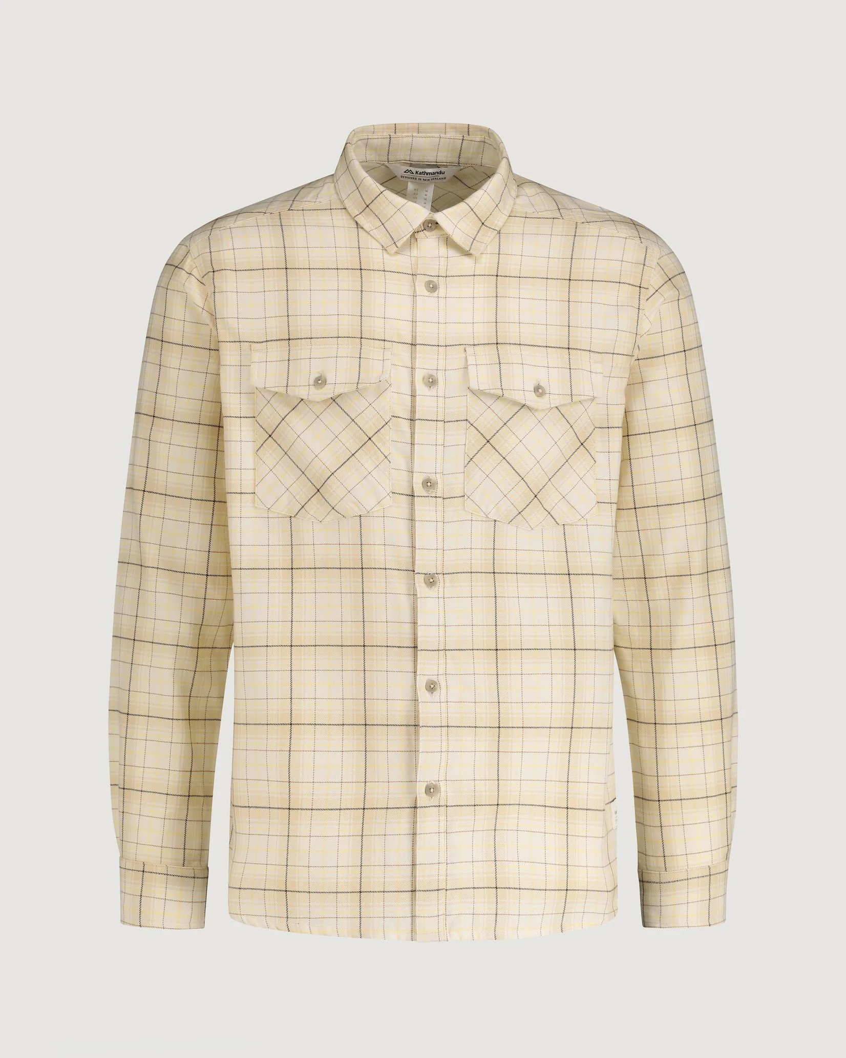 Men's Carrillon HF Long Sleeve Shirt - Natural/Sunlit Check - Image 6