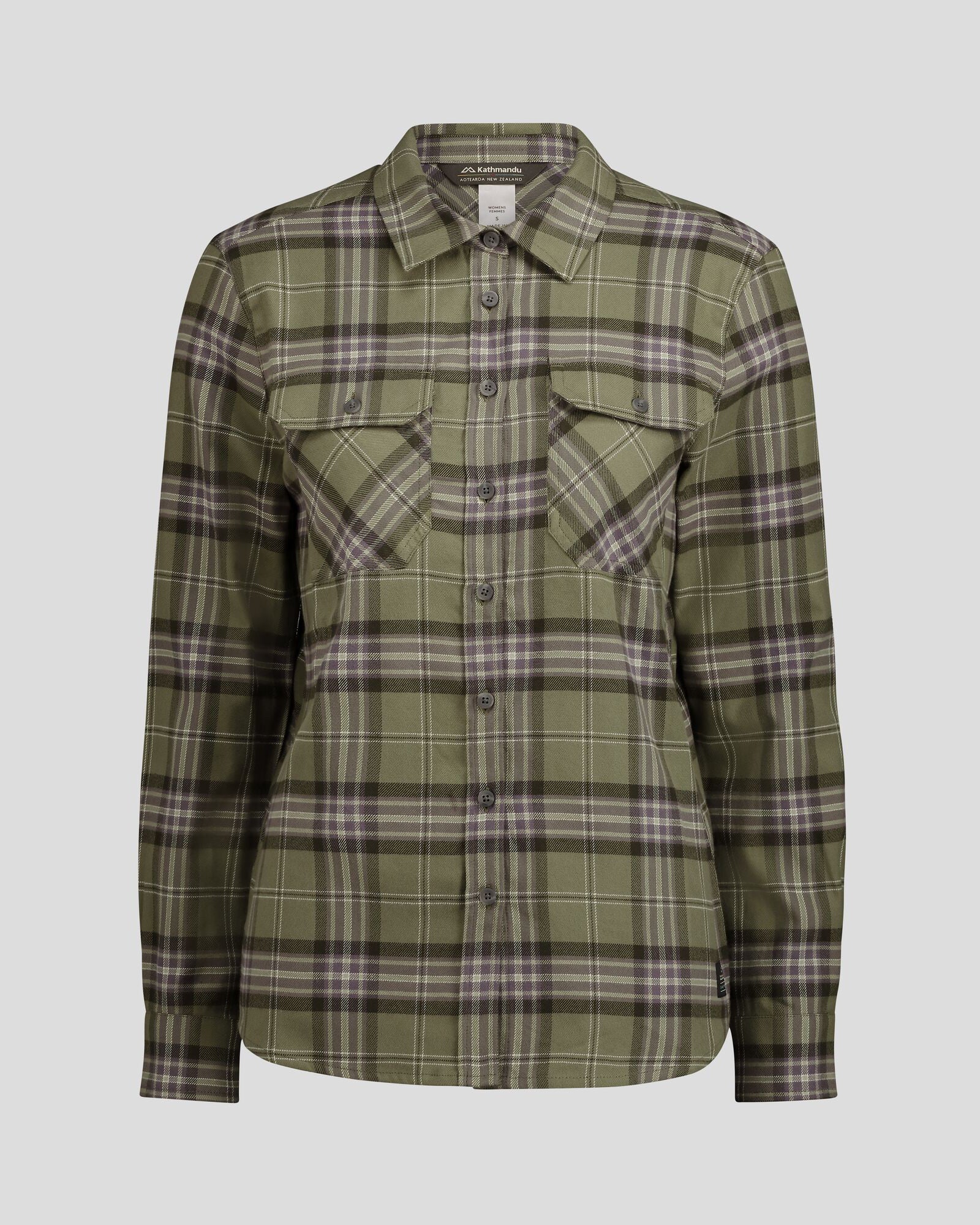 Women's Carrillon HF Long Sleeve Shirt  - Mountain Plaid Beech - Image 5