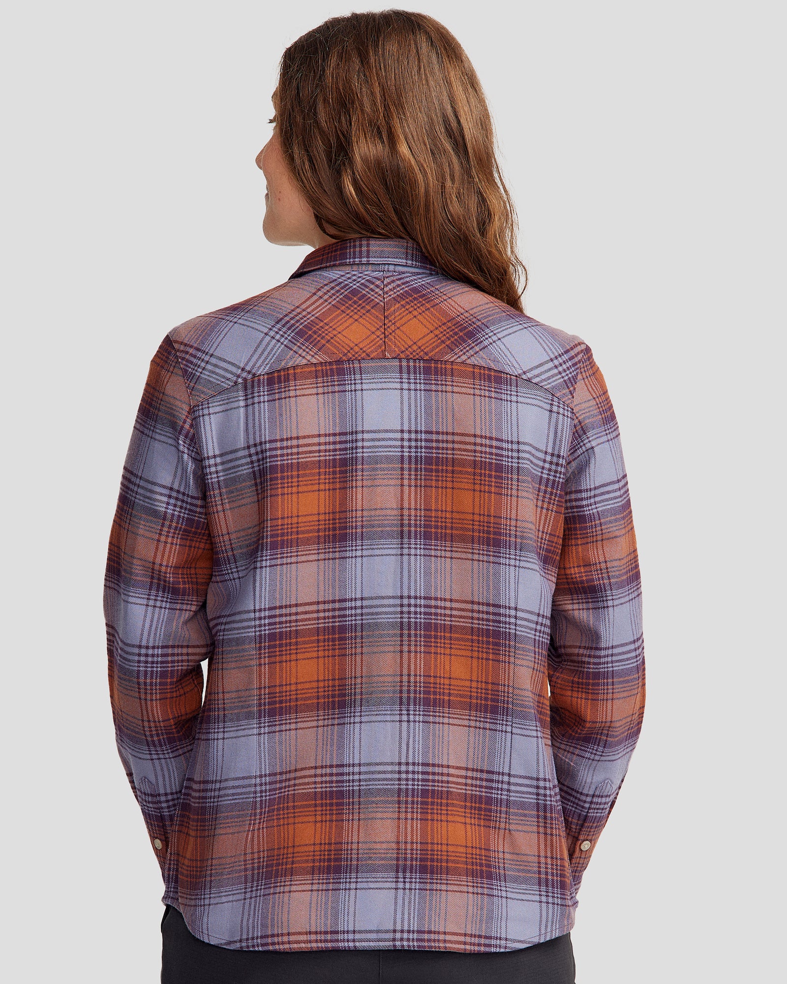 Women's Carrillon HF Long Sleeve Shirt  - Shadow Plaid Haze - Image 4