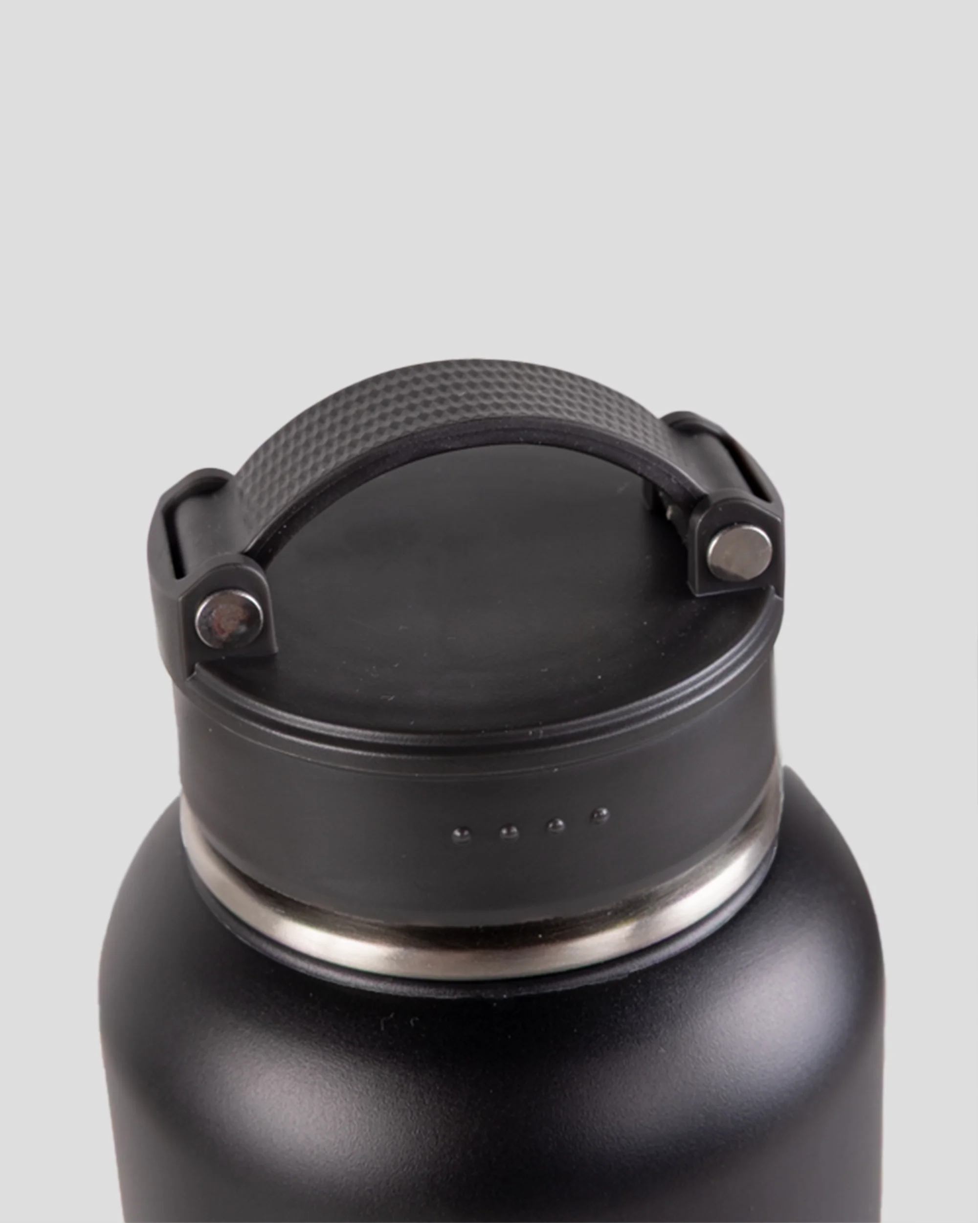 Carry Handle Insulated 1.2L Drink Bottle v2 - Black Stingray - Image 3