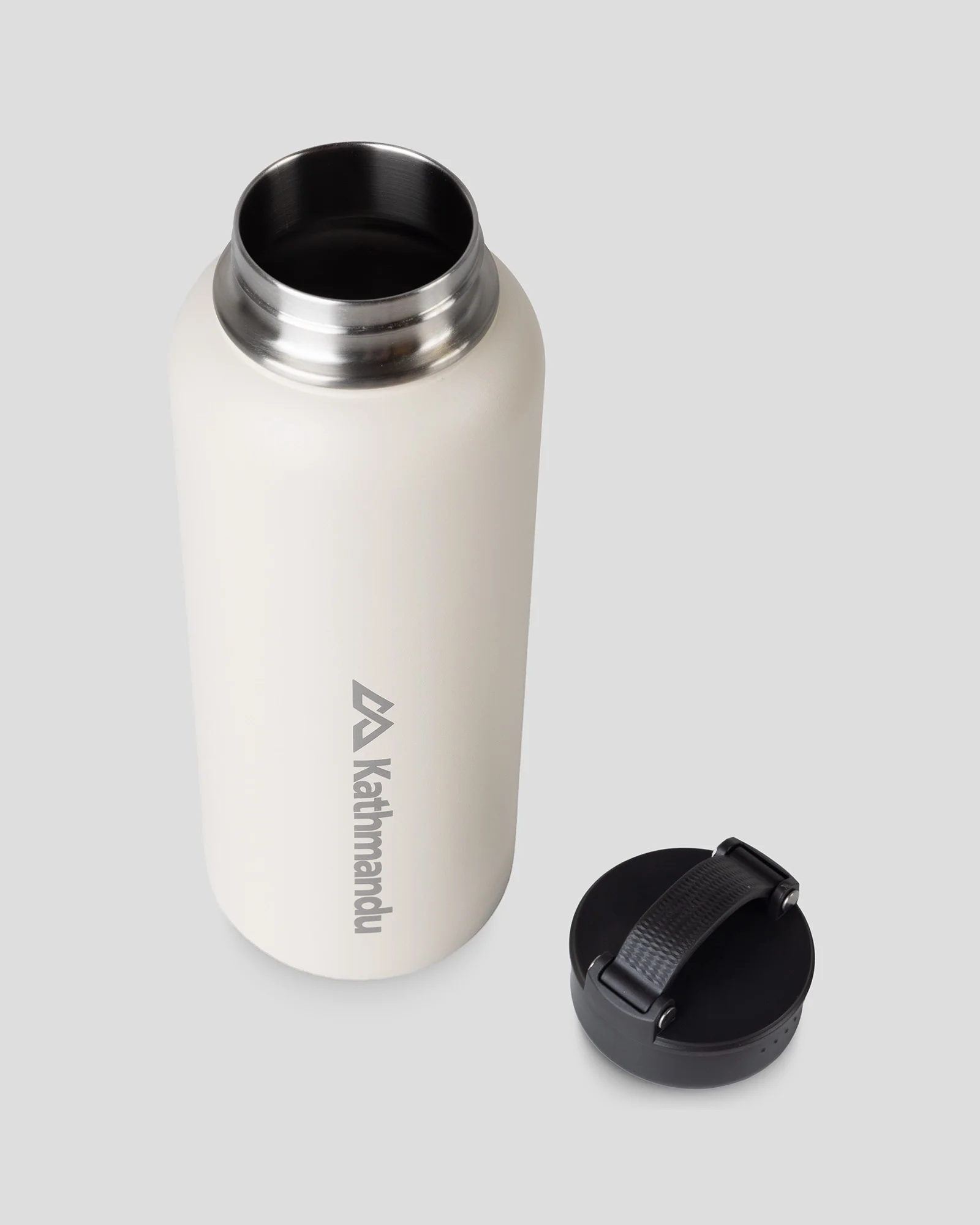 Carry Handle Insulated 1.2L Drink Bottle v2 - Vanilla - Image 2