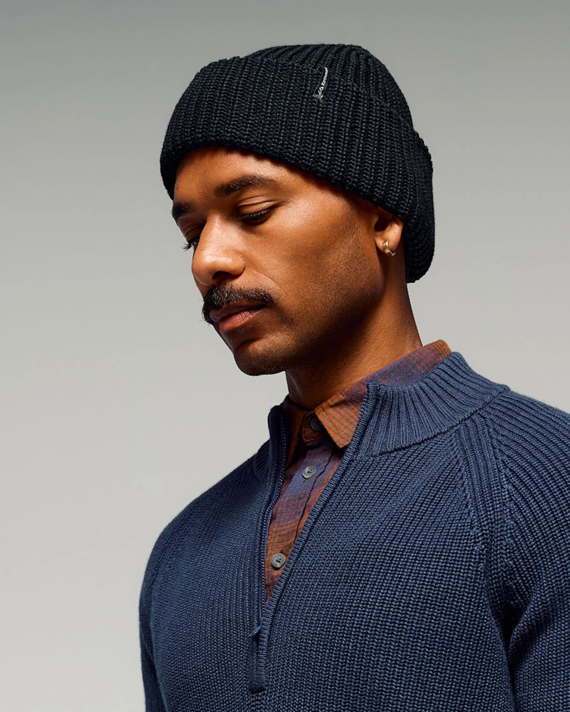 Chunky Beanie - Black Stingray - Image 2