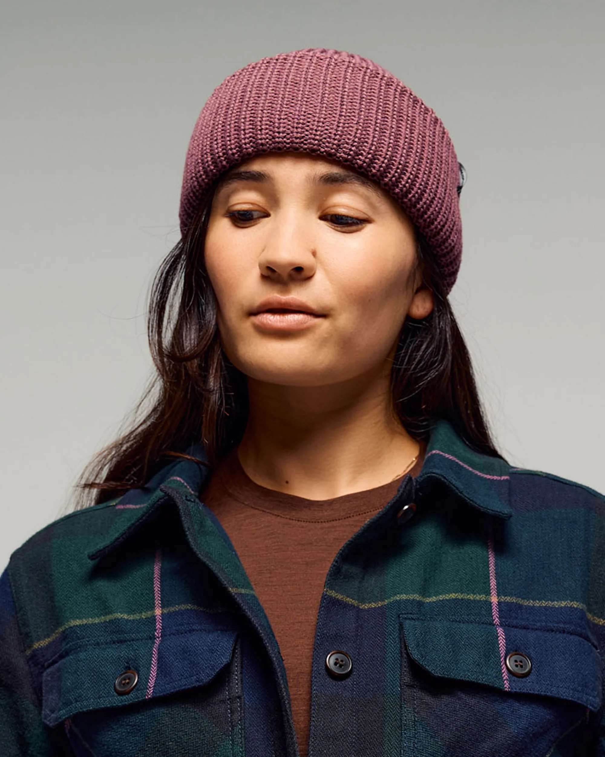 Chunky Beanie - Dark Thistle - Image 2
