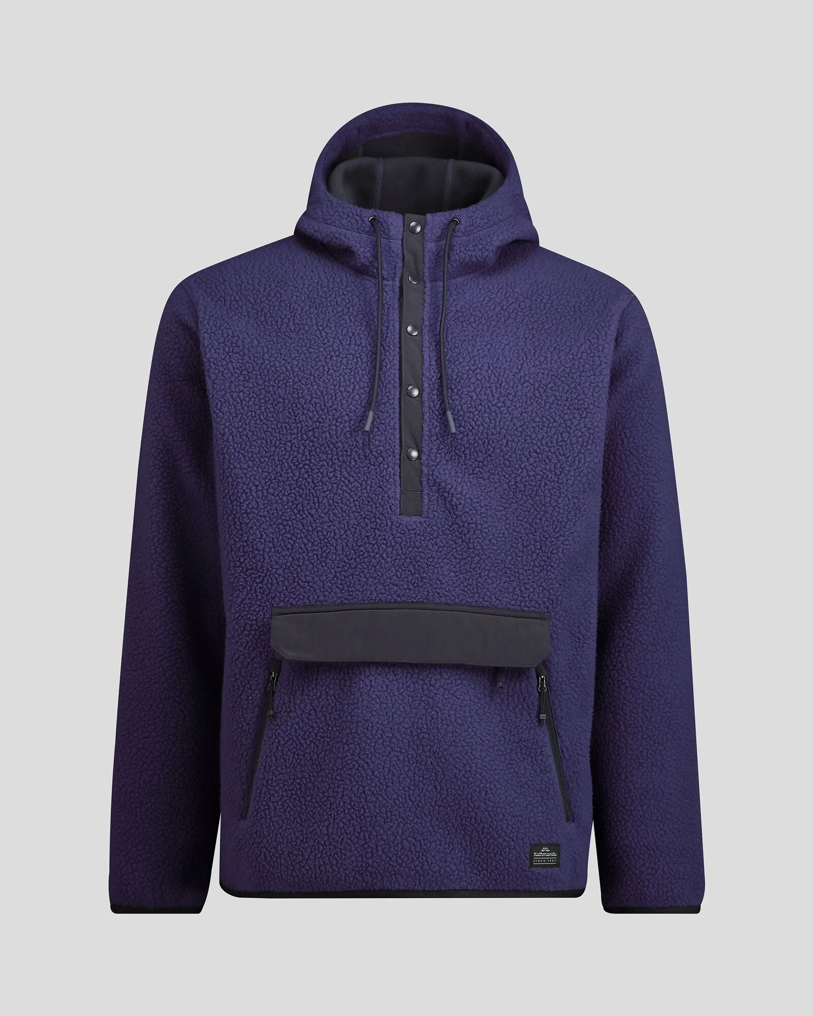 Men's Co-Z High Pile Hooded Pullover  - Dark Horizon - Image 5