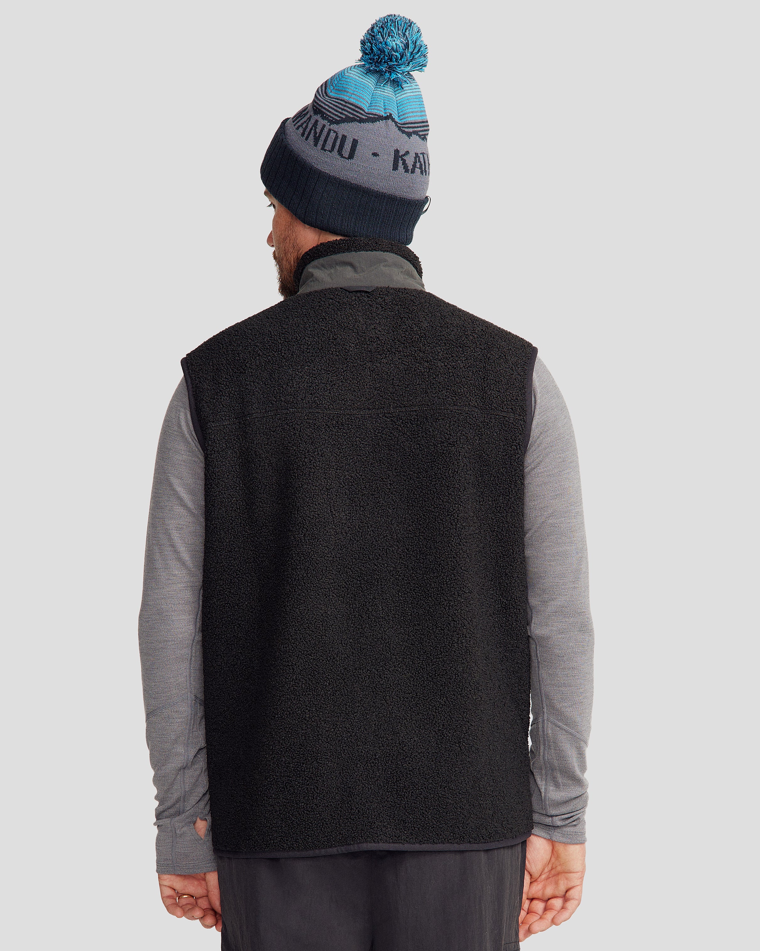 Men's Co-Z High Pile Vest - Black Stingray - Image 4