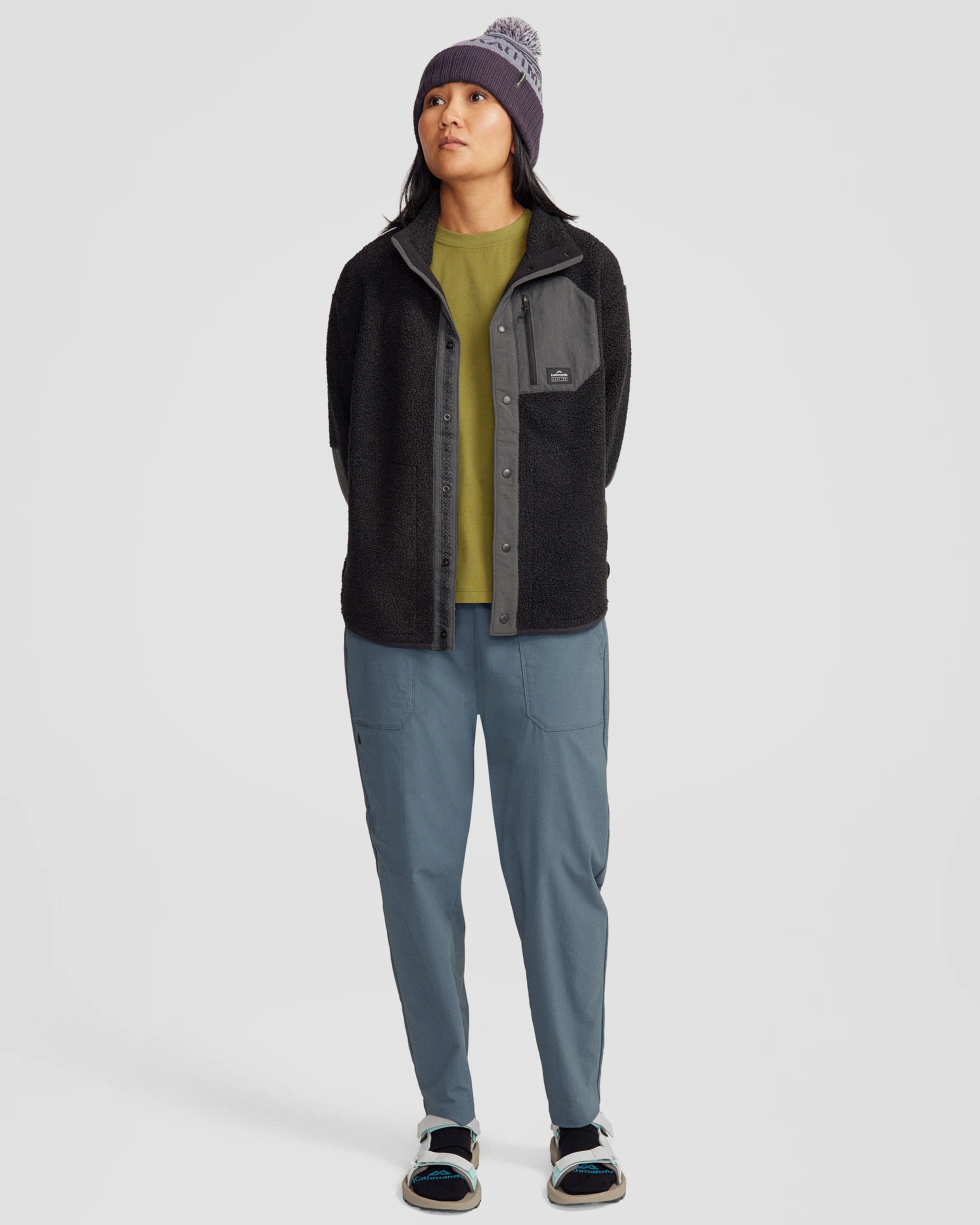 Co-Z High Pile Women's Jacket v3 - Black Stingray - Image 2