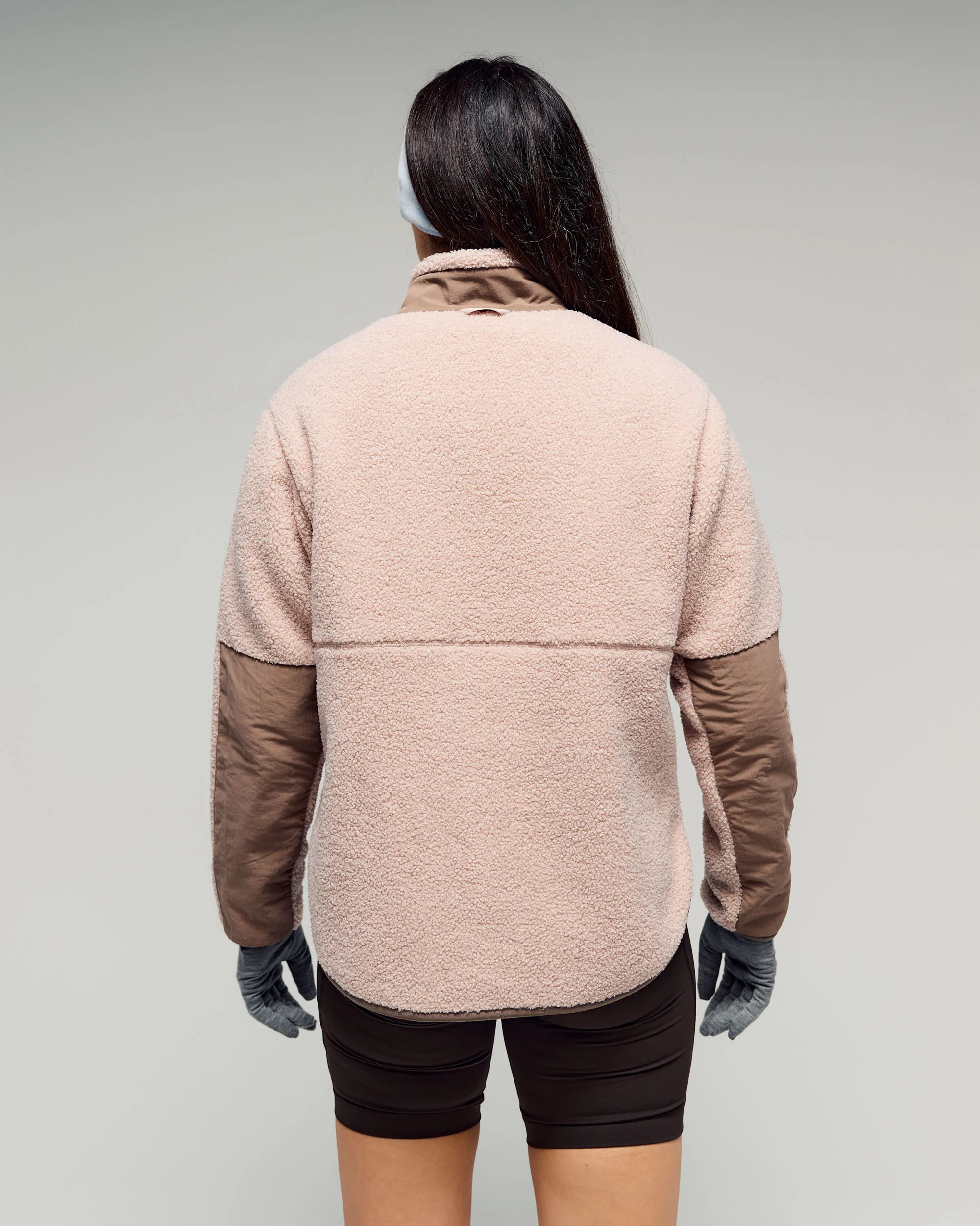 Co-Z High Pile Women's Jacket v3 -  Light Taupe/Taupe - Image 3