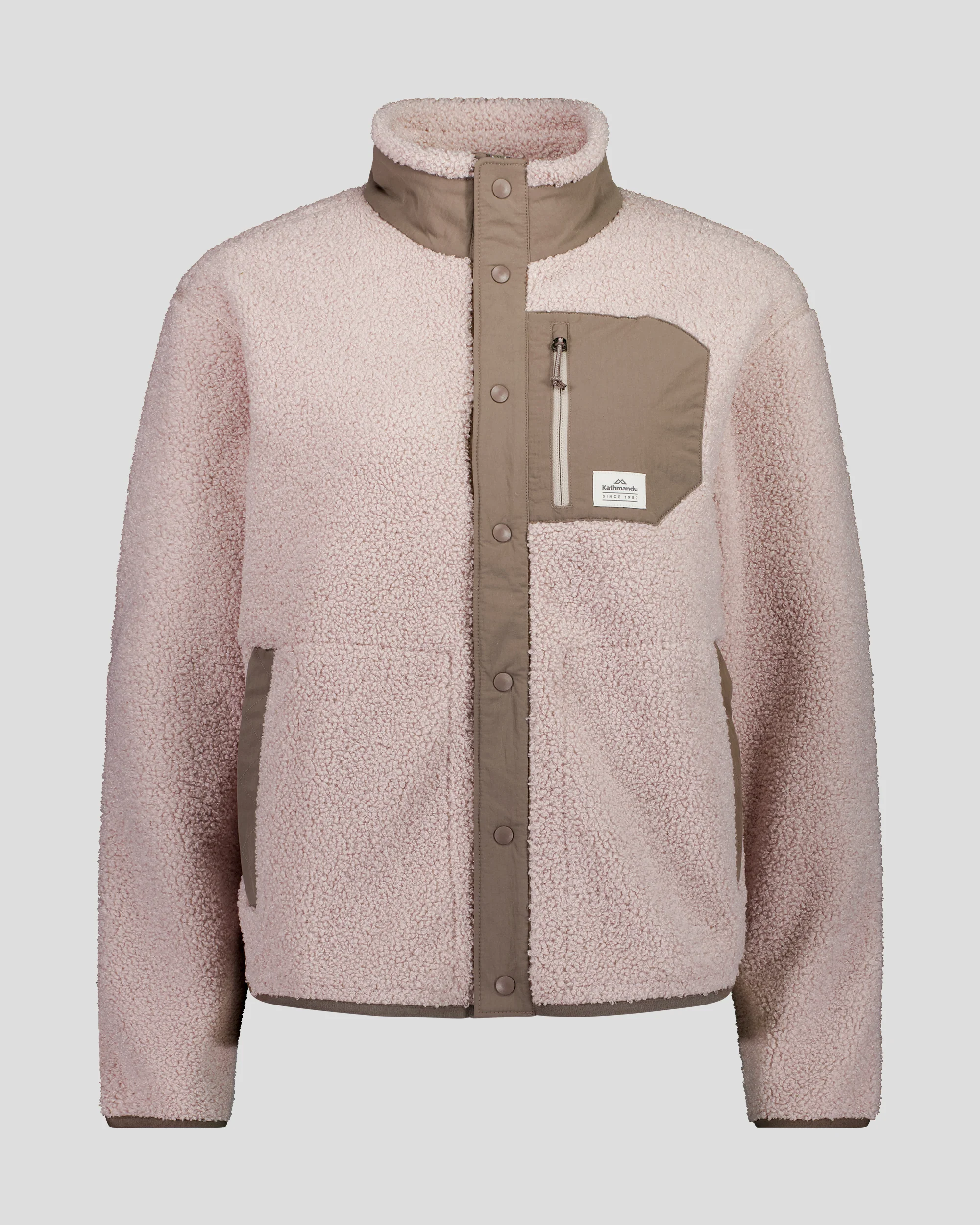 Co-Z High Pile Women's Jacket v3 -  Light Taupe/Taupe - Image 6