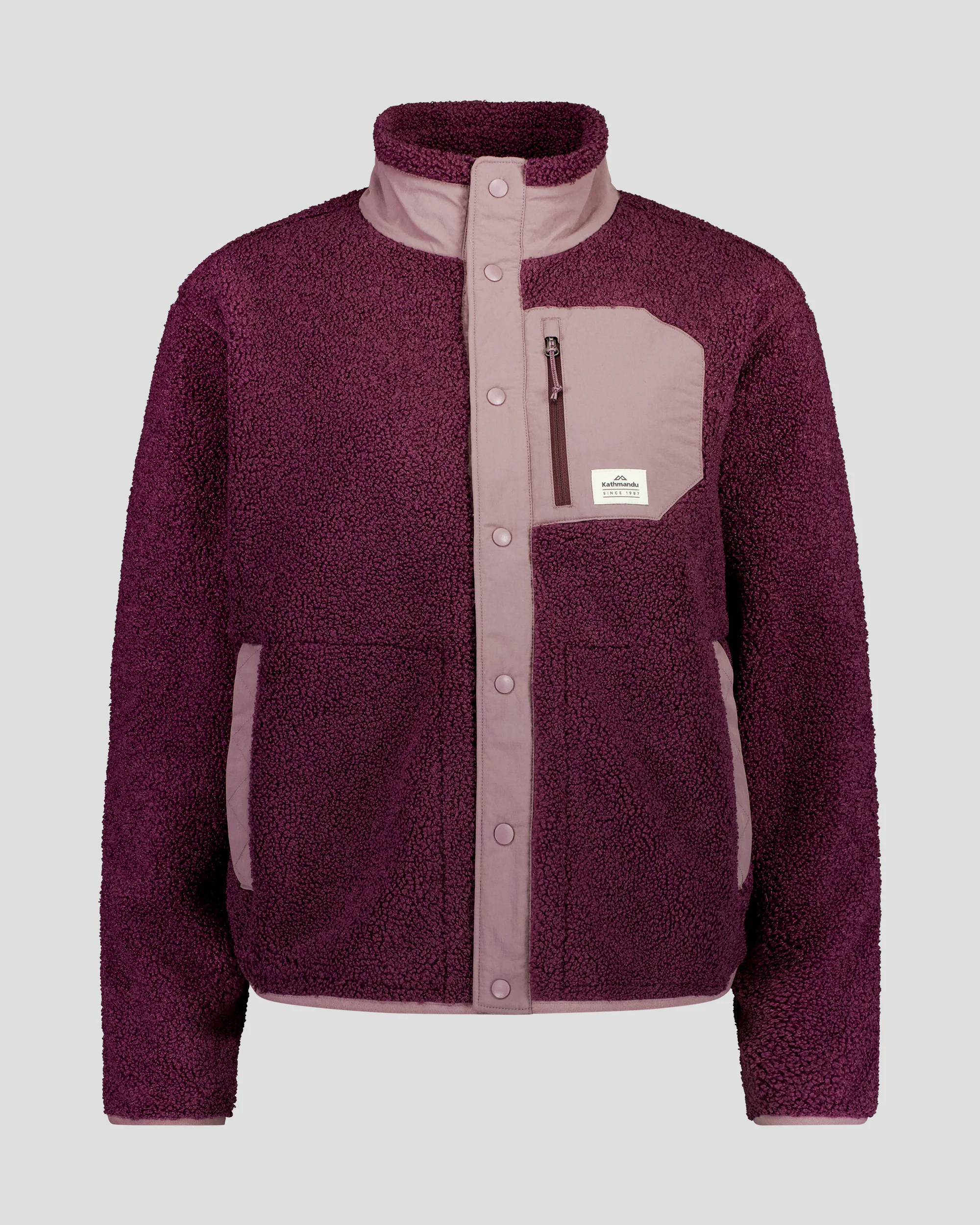 Co-Z High Pile Women's Jacket v3 -  Mulberry/Dark Thistle - Image 3