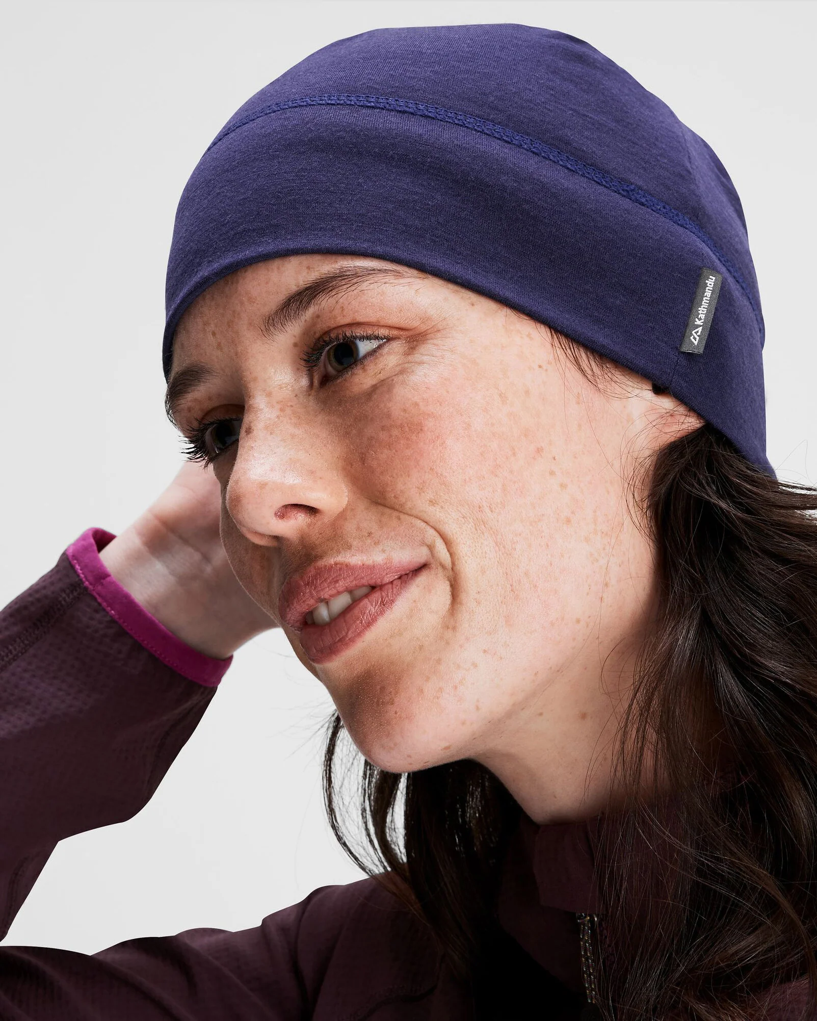 Core Spun Merino 165 Beanie - Dark Horizon - Image 2