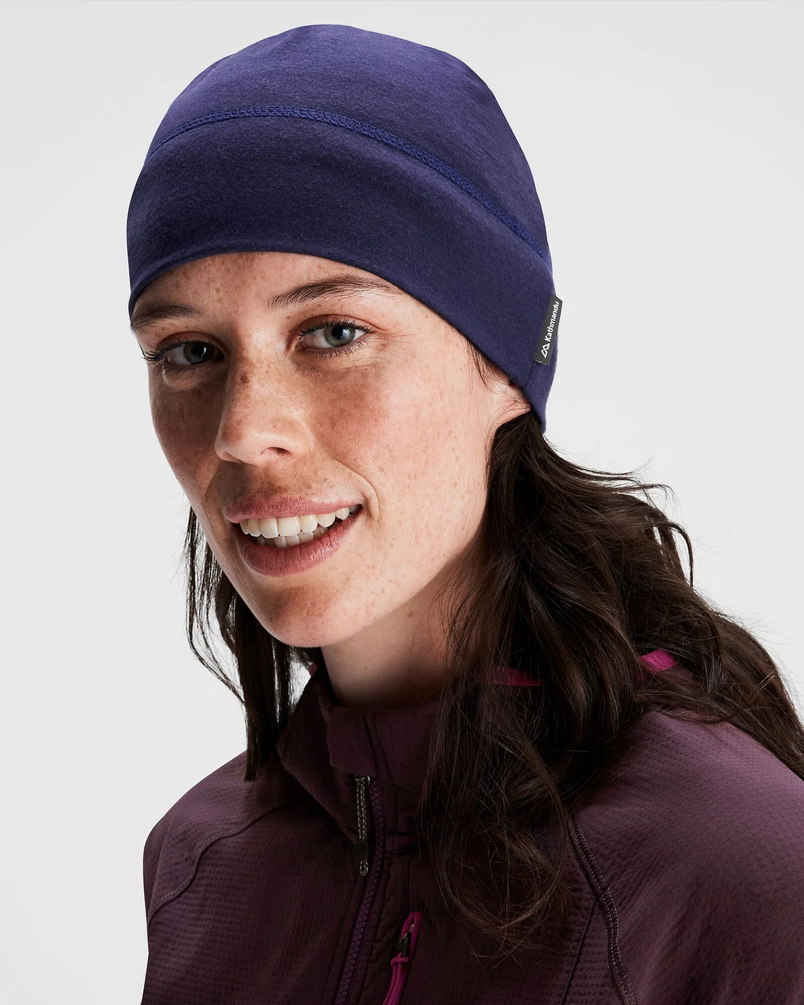 Core Spun Merino 165 Beanie - Dark Horizon - Image 3