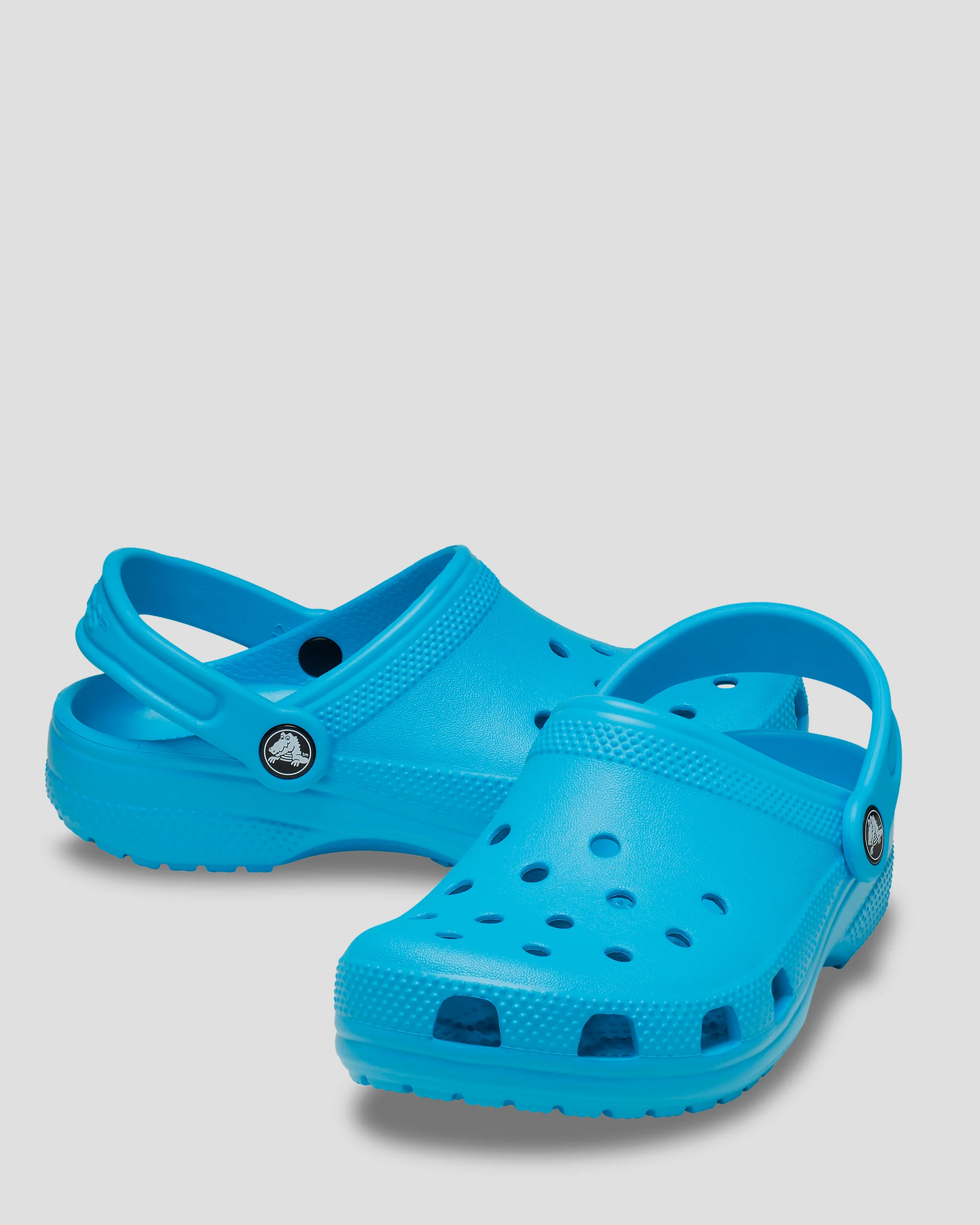 Kids Classic Clog Crocs  - Venetian Blue - Image 4