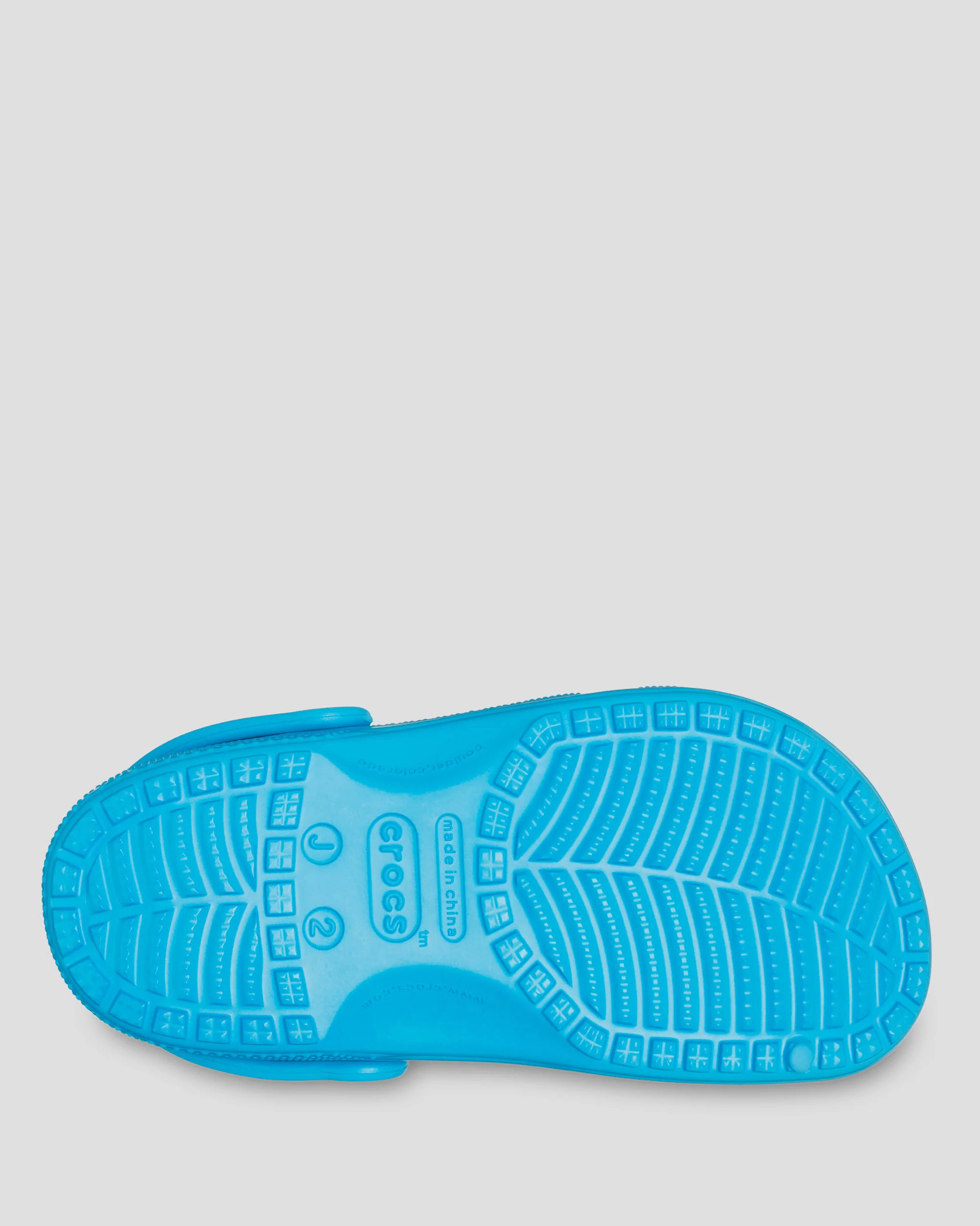 Kids Classic Clog Crocs  - Venetian Blue - Image 5