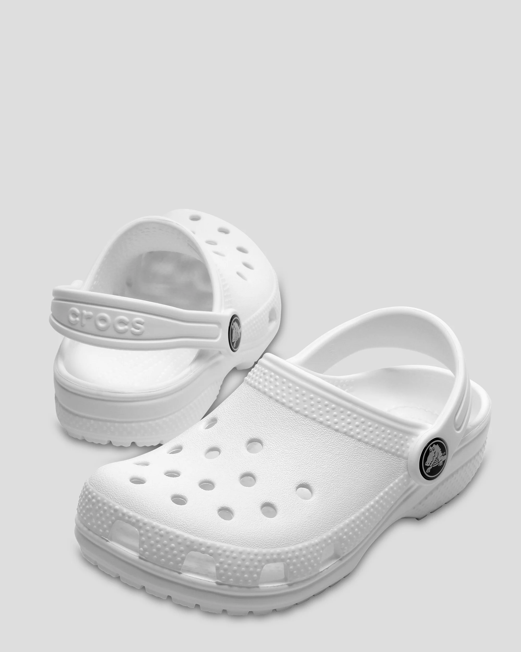 Kids' Classic Clog Crocs  - White - Image 3