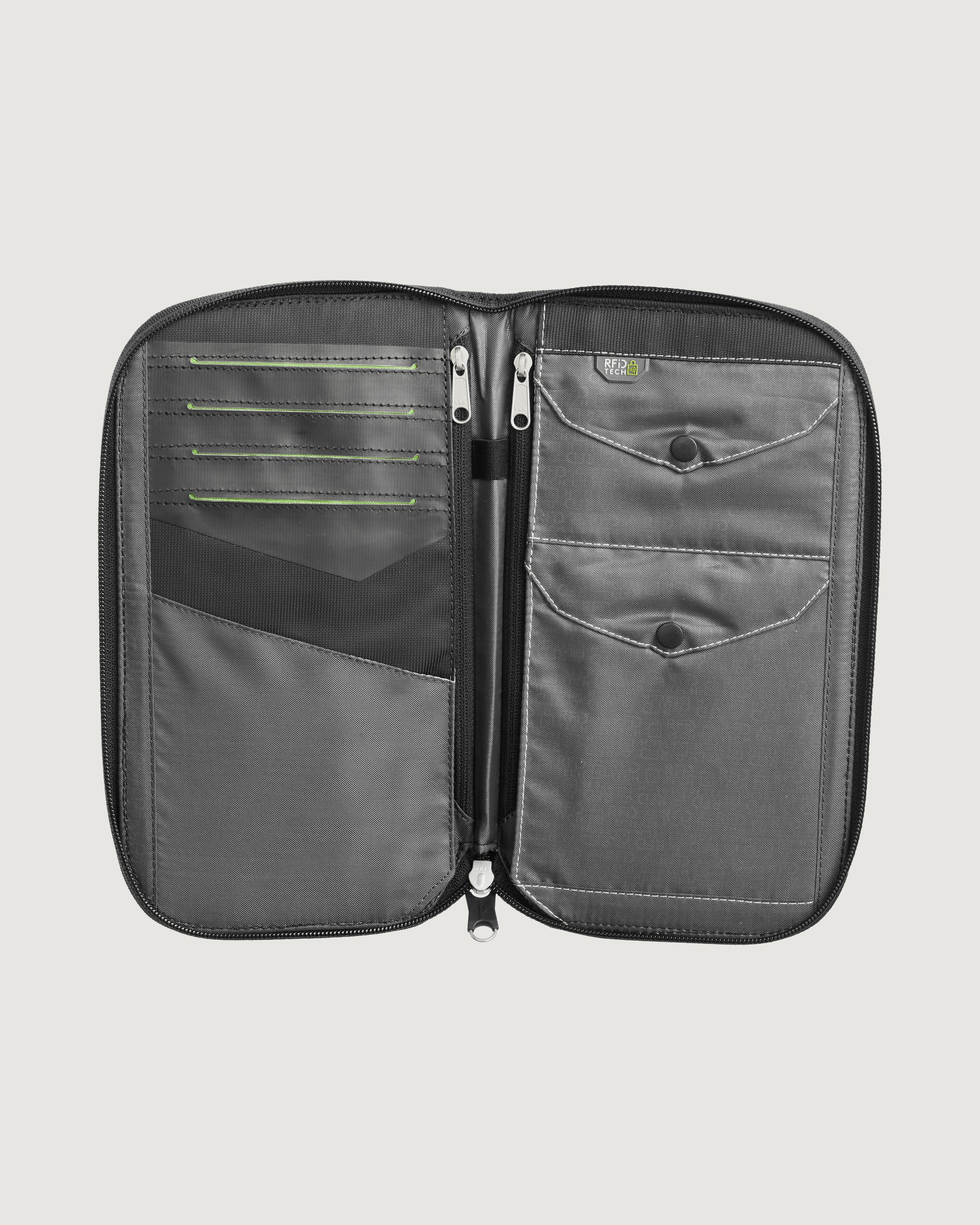 Large Departure RFIDtech Wallet - Black - Image 2