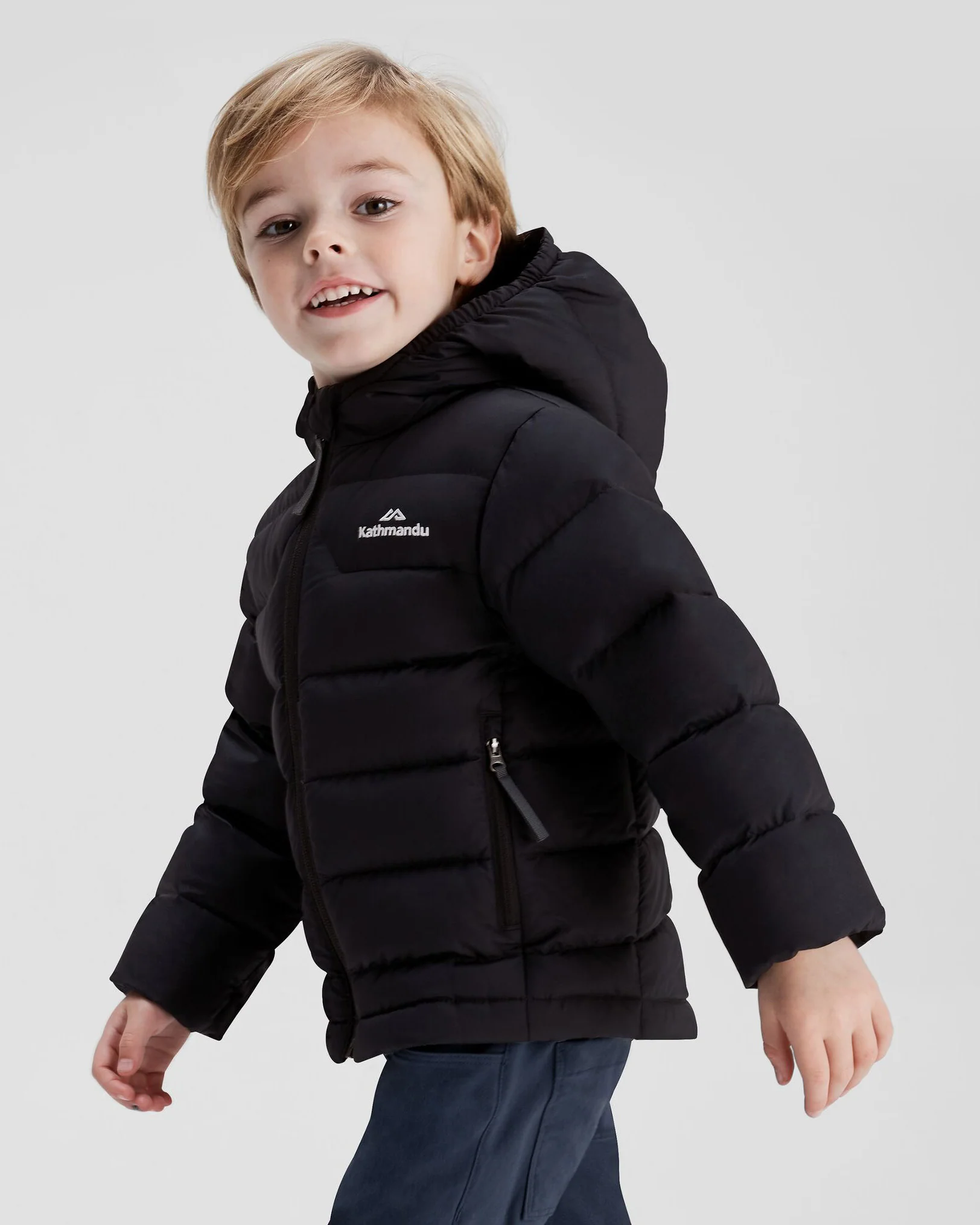 Kids' Epiq Down Jacket - Black/Black - Image 3