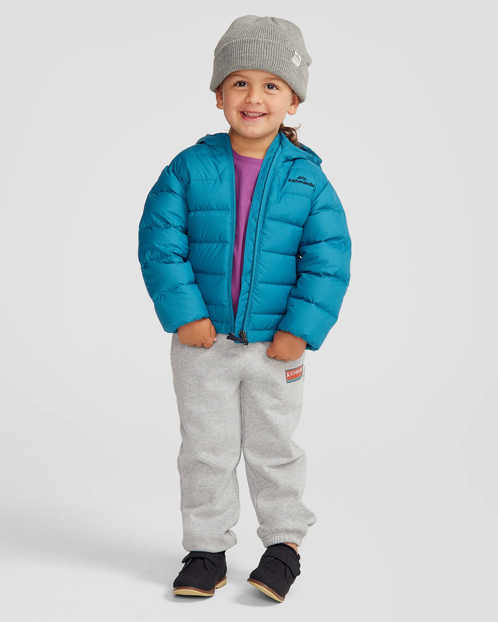 Kids' Epiq Down Jacket - Dark Eddy - Image 2