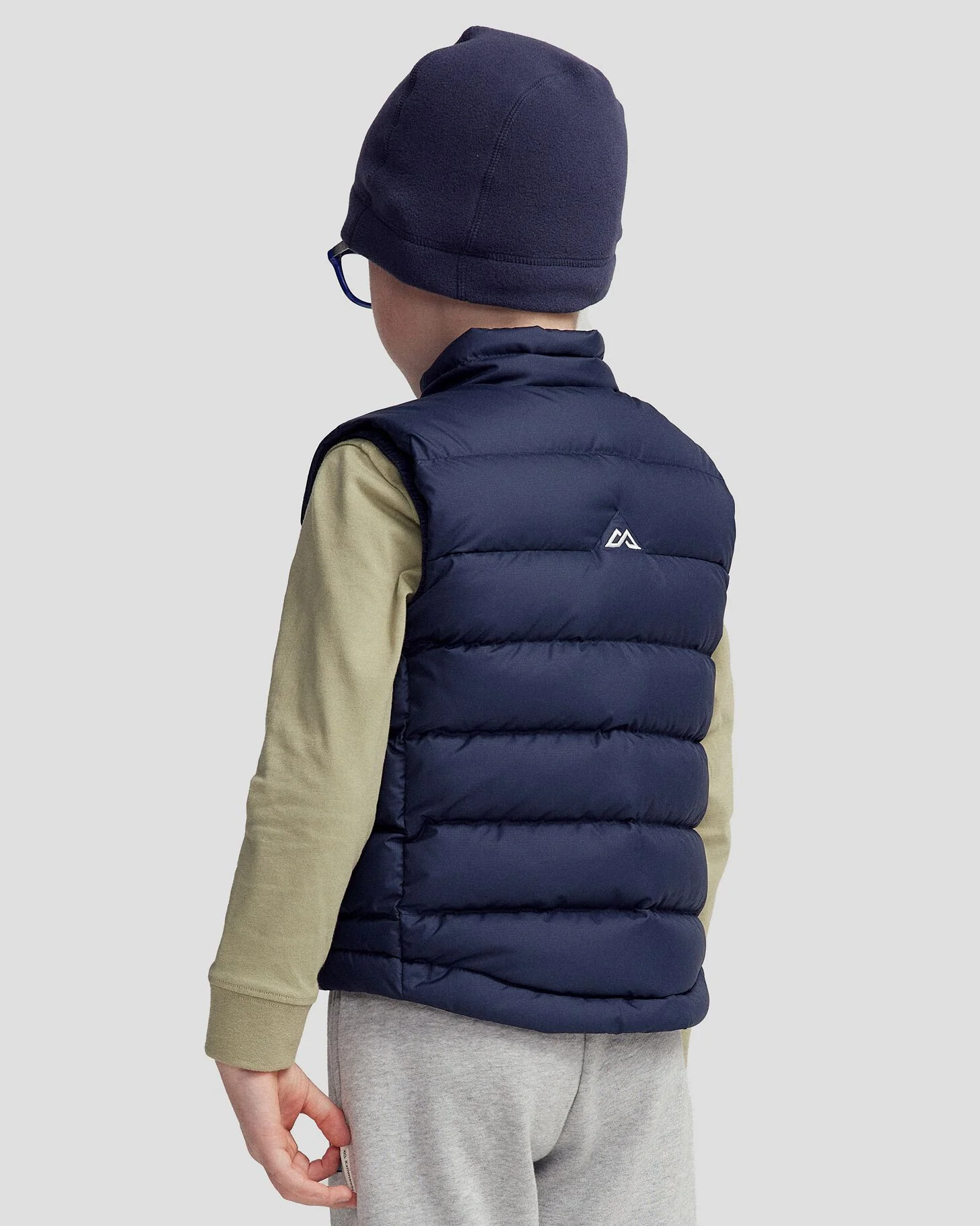 Kids' Epiq Down Vest - Midnight Navy - Image 4