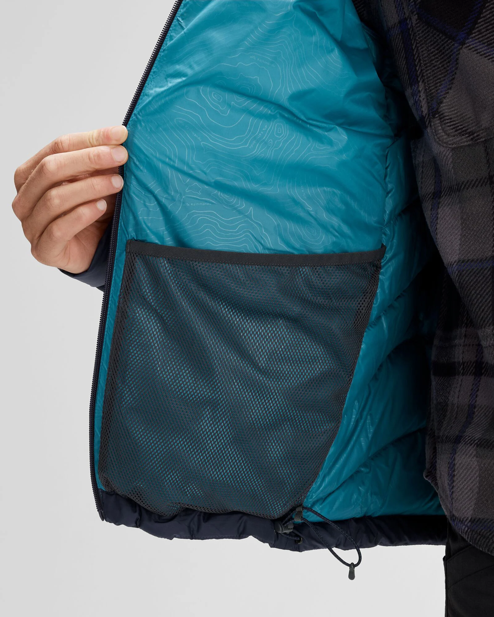 Men's Epiq Down Jacket - Dark Horizon/Meteor - Image 8