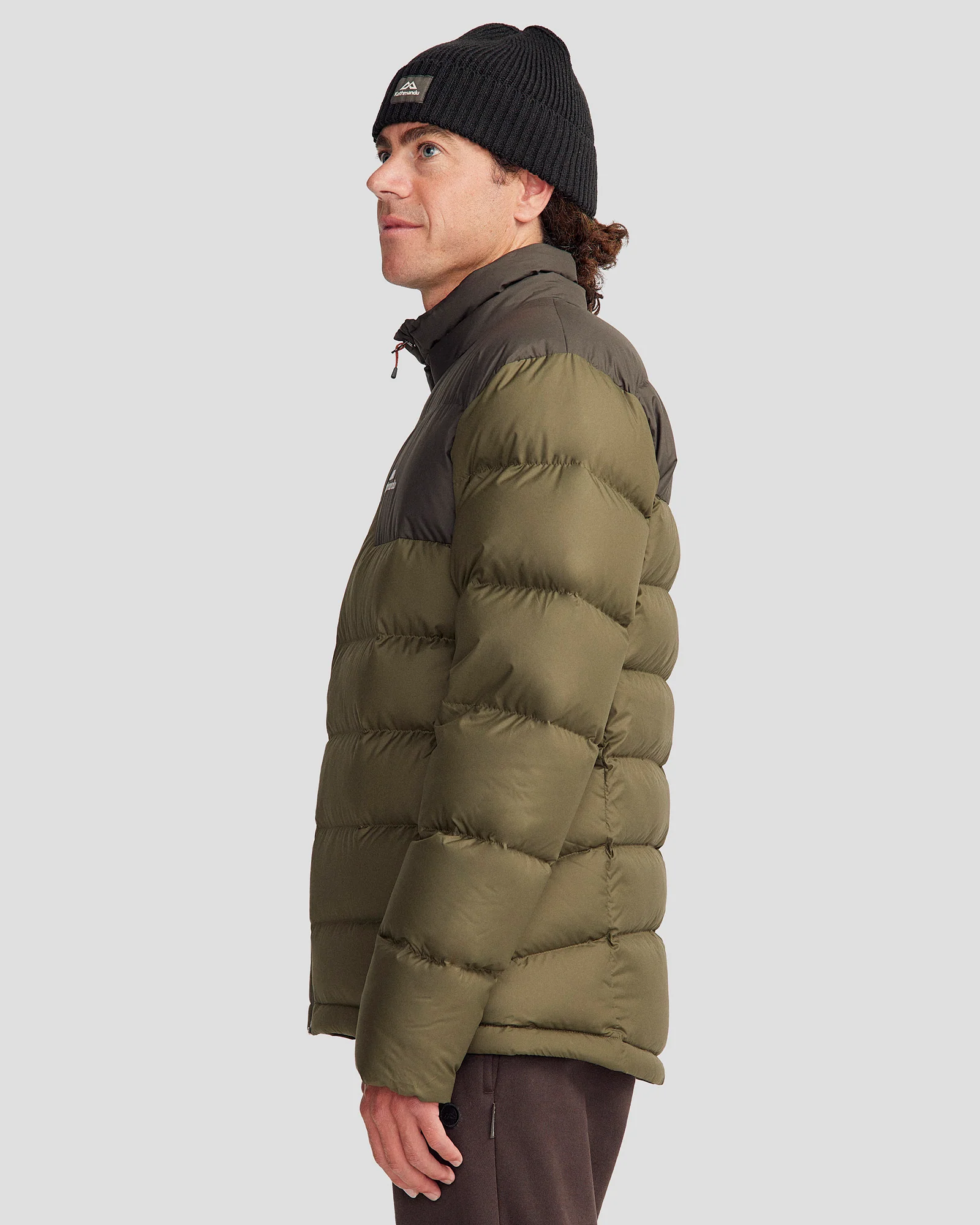 Men's Epiq Down Jacket - Dark Moss/Light Moss - Image 3