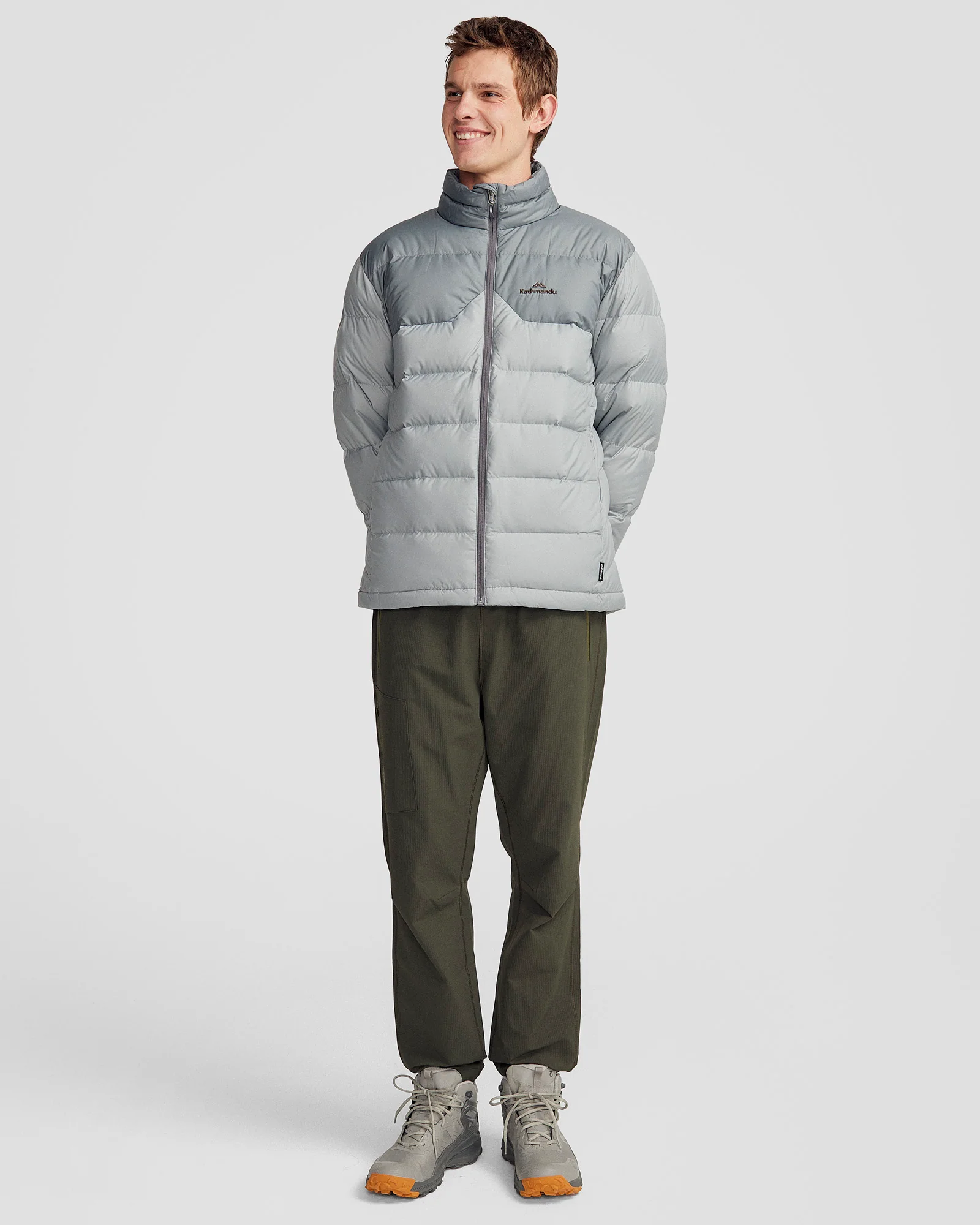 Men's Epiq Down Jacket - Moon/Light Moon - Image 2