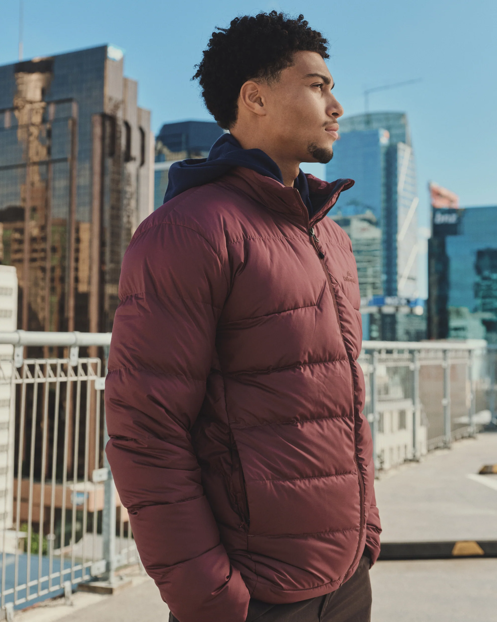Men's Epiq Down Jacket -  Mulberry - Image 2