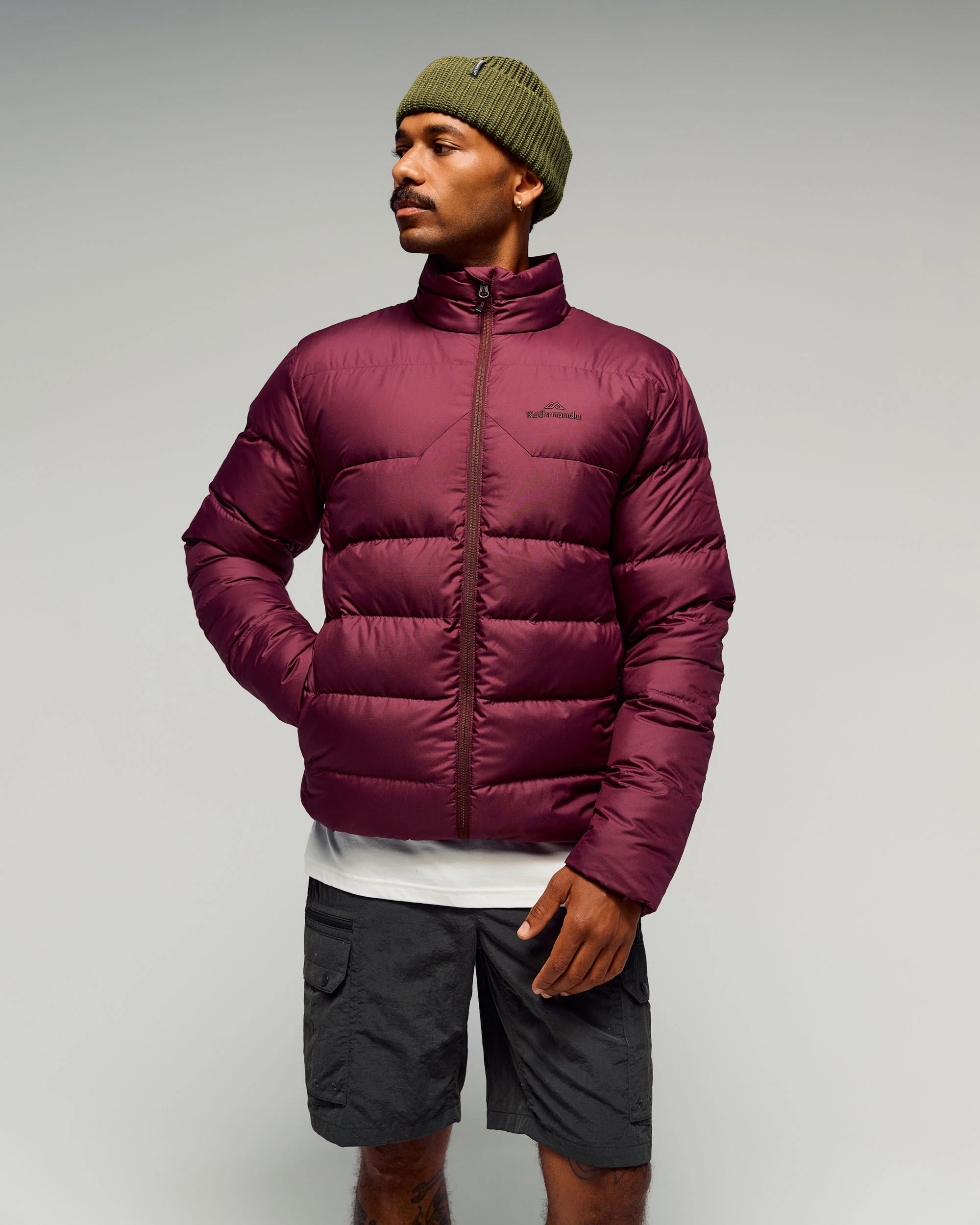 Men's Epiq Down Jacket -  Mulberry - Image 3