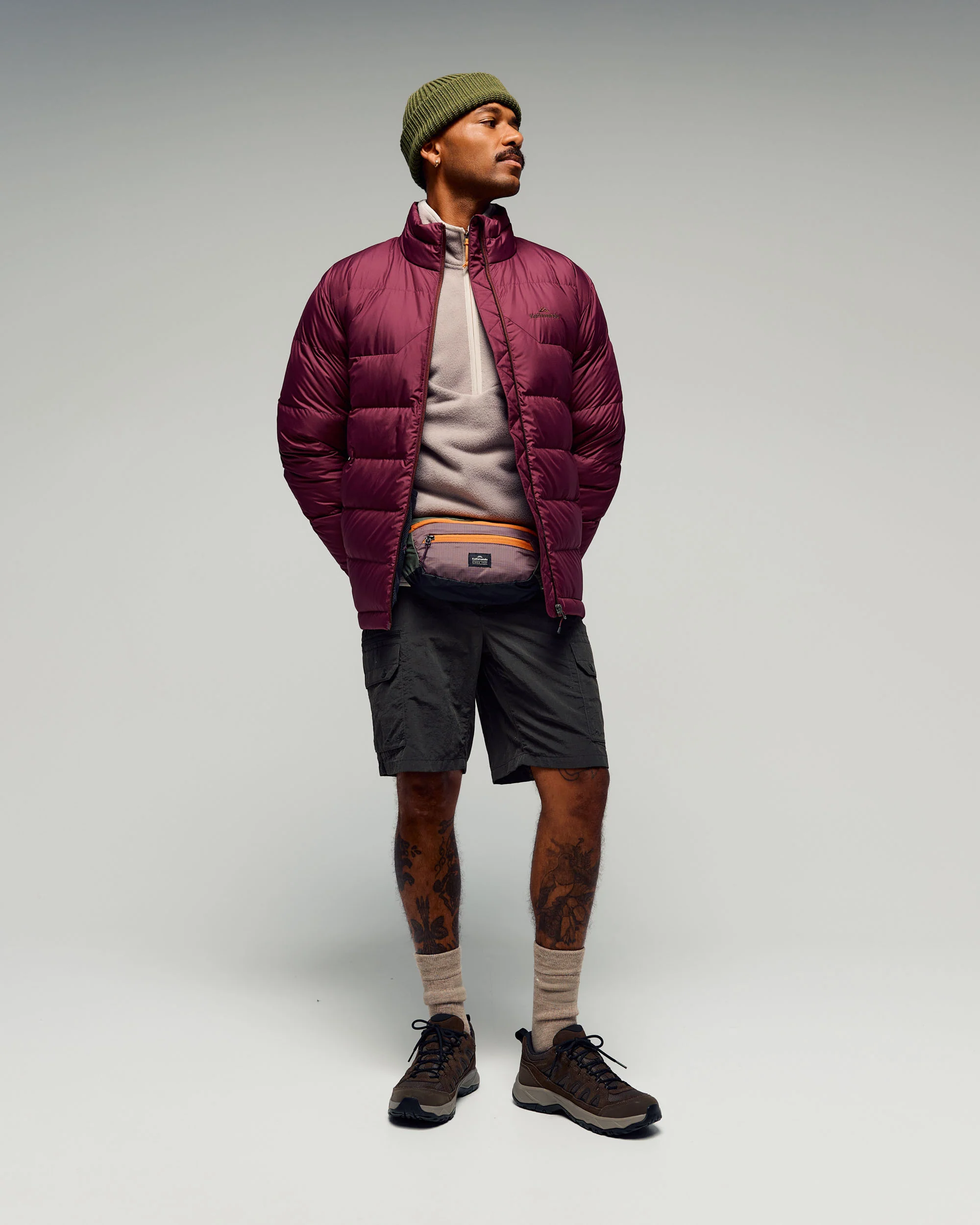 Men's Epiq Down Jacket -  Mulberry - Image 4