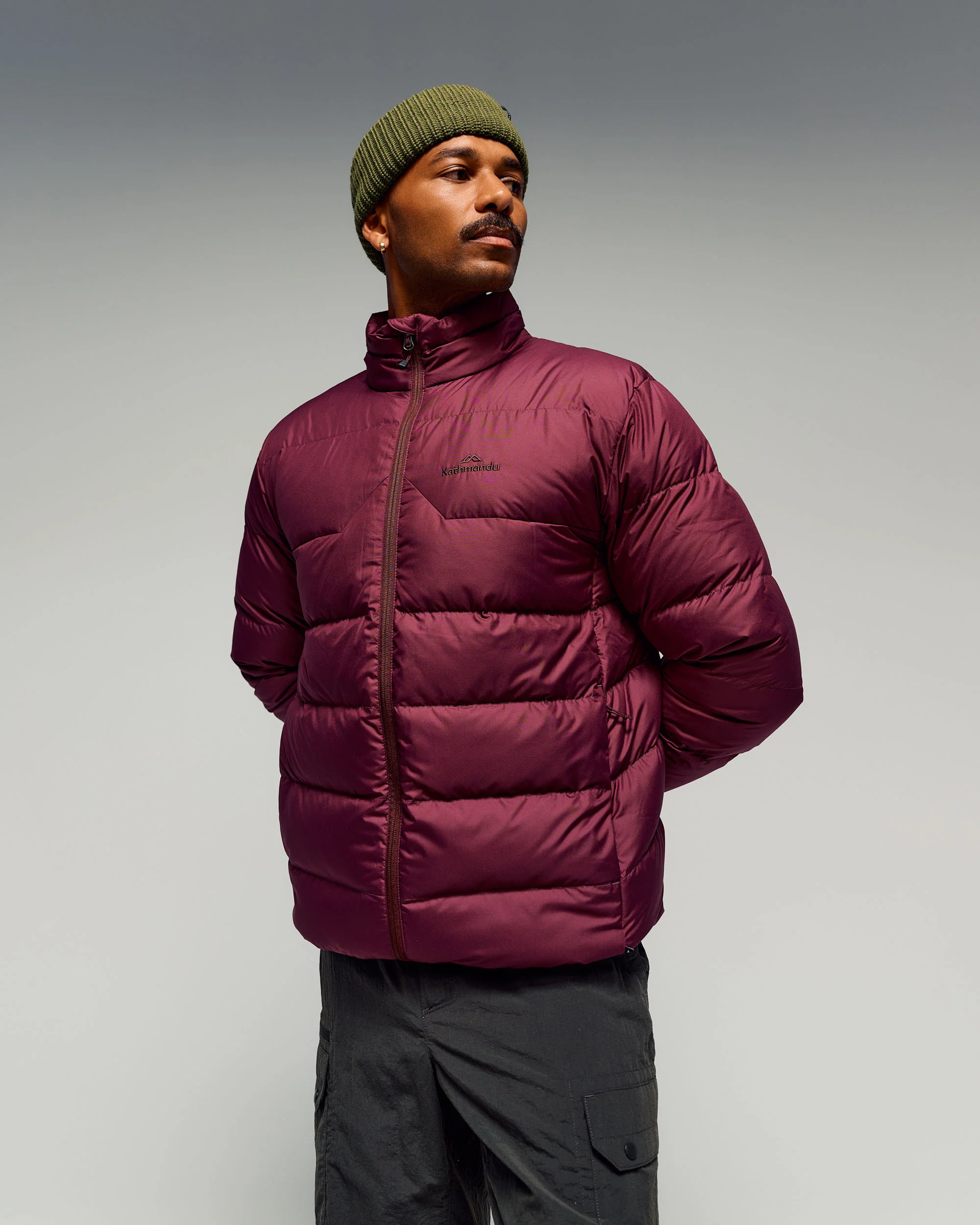 Men's Epiq Down Jacket -  Mulberry - Image 7