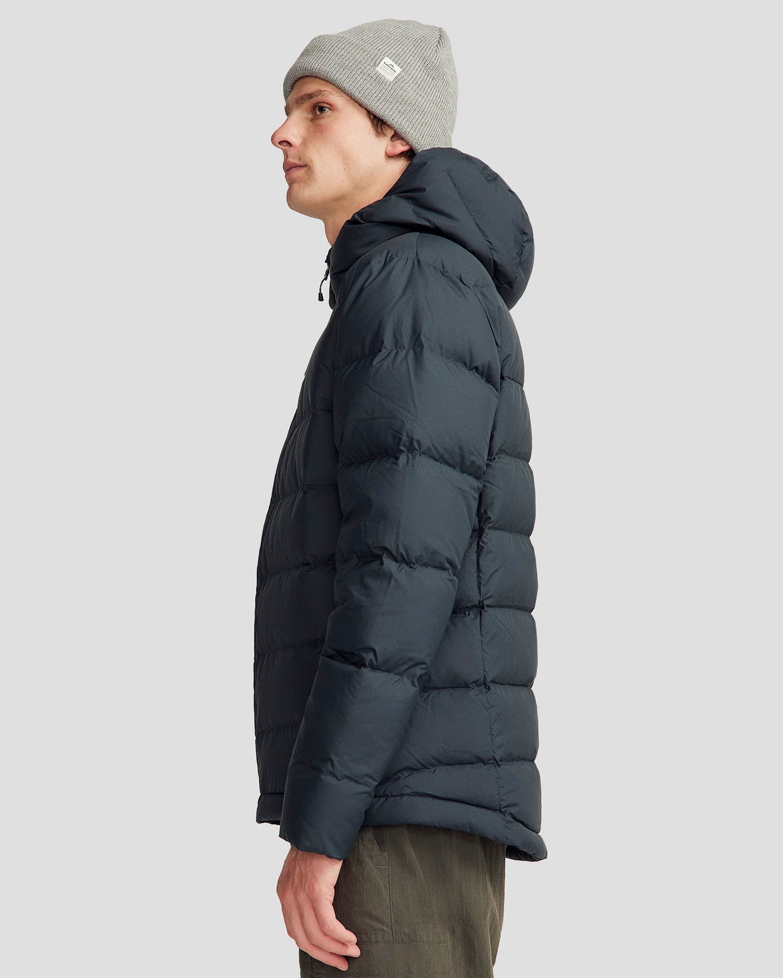 Men's Epiq Hooded Down Jacket - Black - Image 3