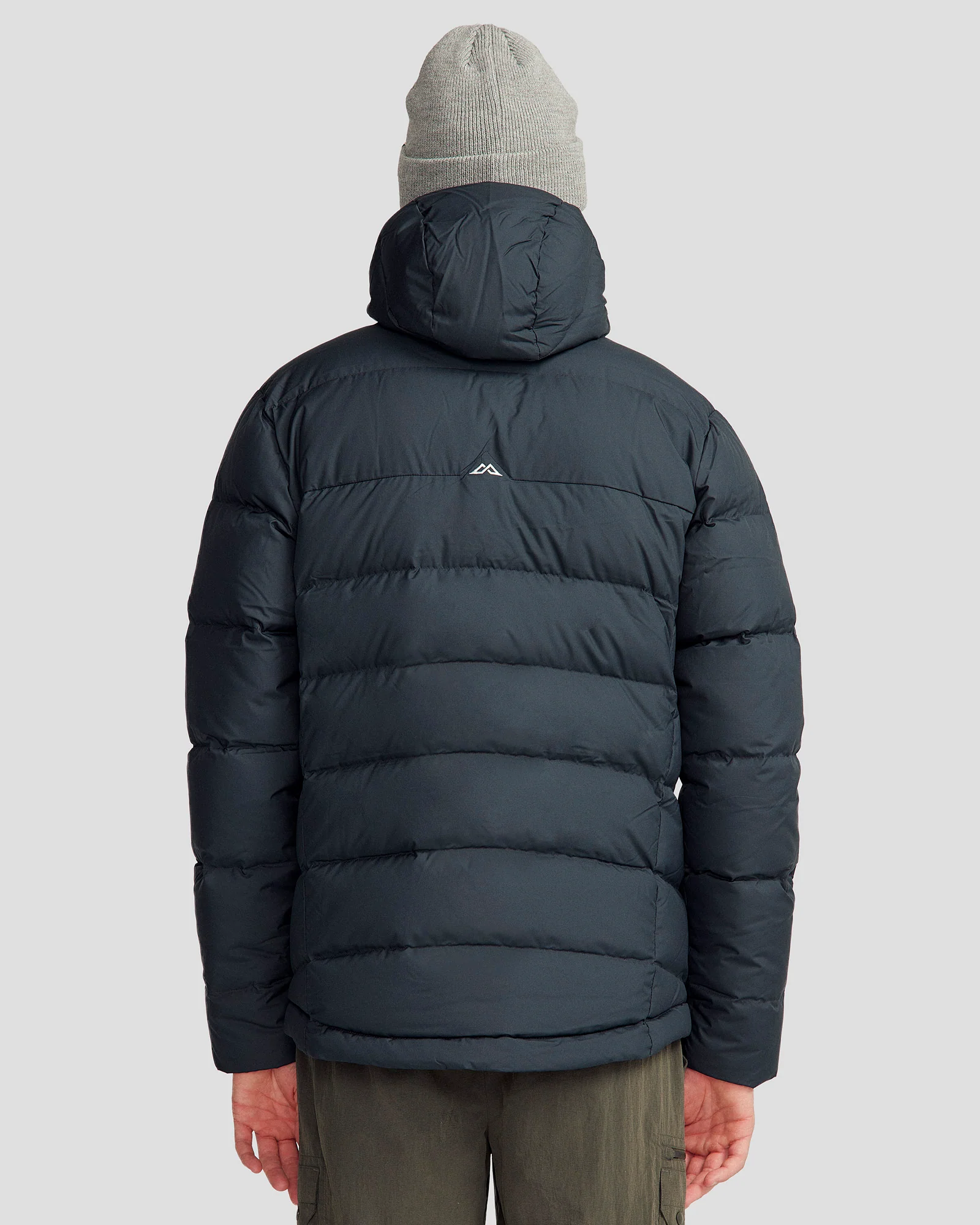 Men's Epiq Hooded Down Jacket - Black - Image 4