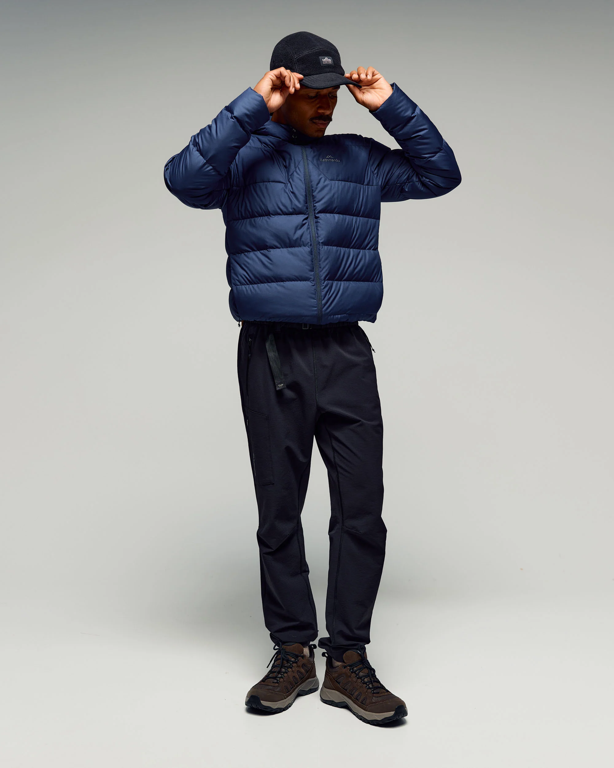 Men's Epiq Hooded Down Jacket -  Classic Navy - Image 2
