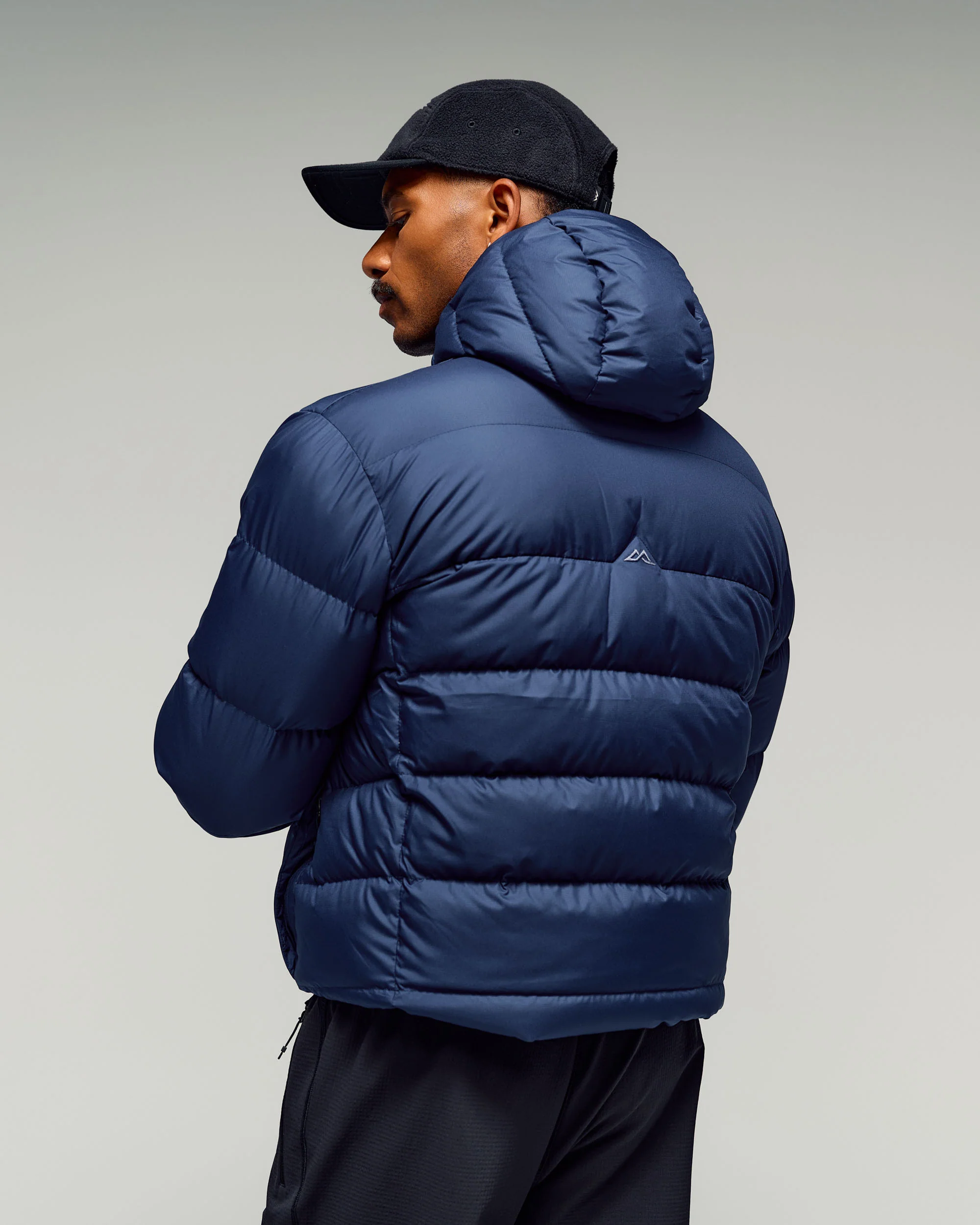 Men's Epiq Hooded Down Jacket -  Classic Navy - Image 5