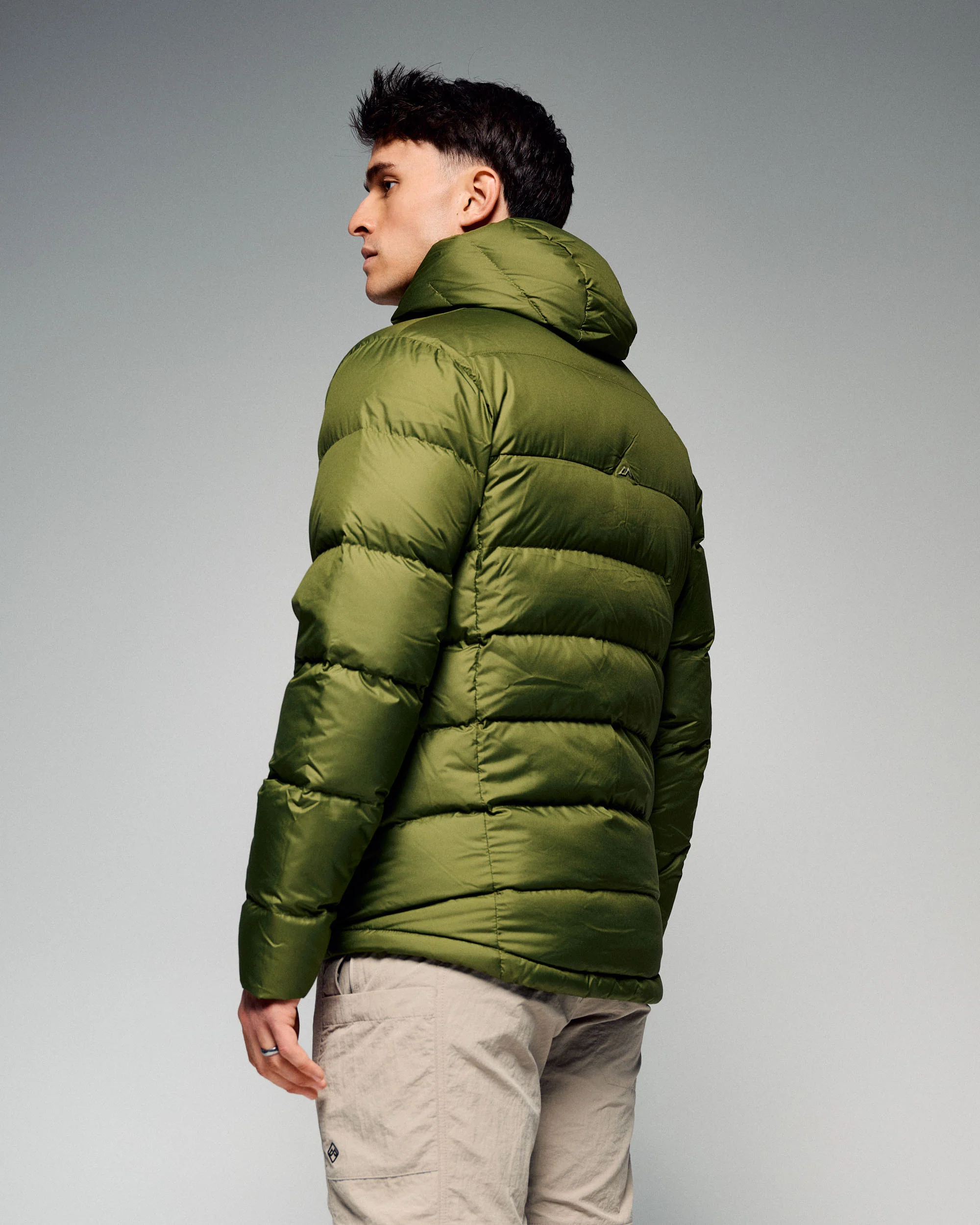 Men's Epiq Hooded Down Jacket v2 - Dark Fern - Image 5