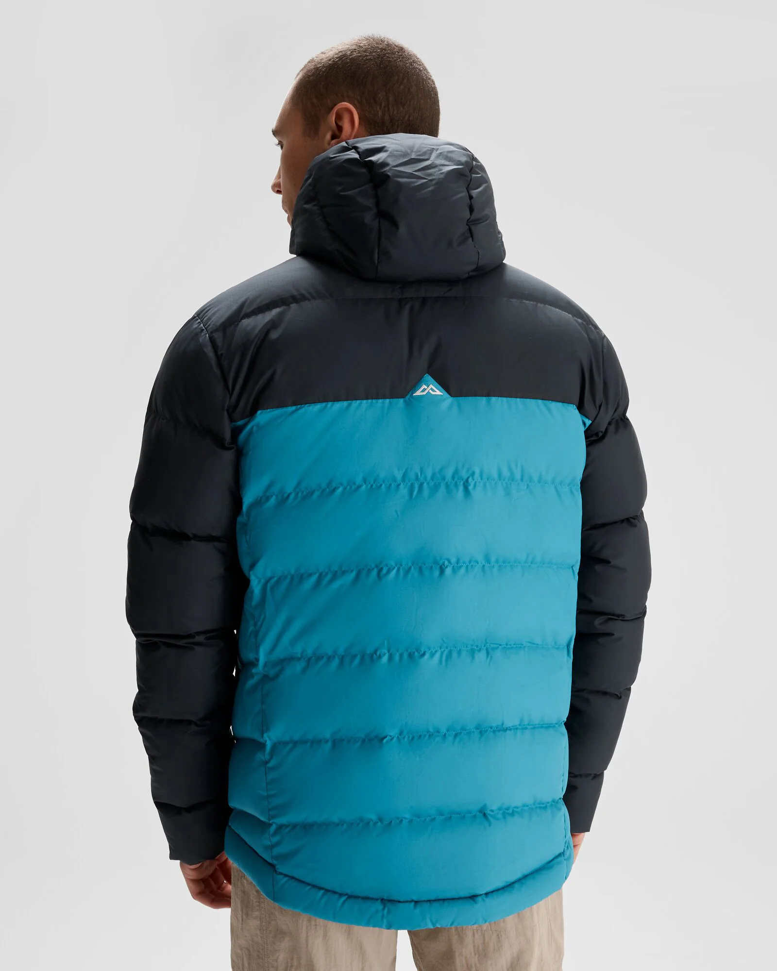 Men's Epiq Hooded Down Jacket - Eddy/Meteor - Image 4