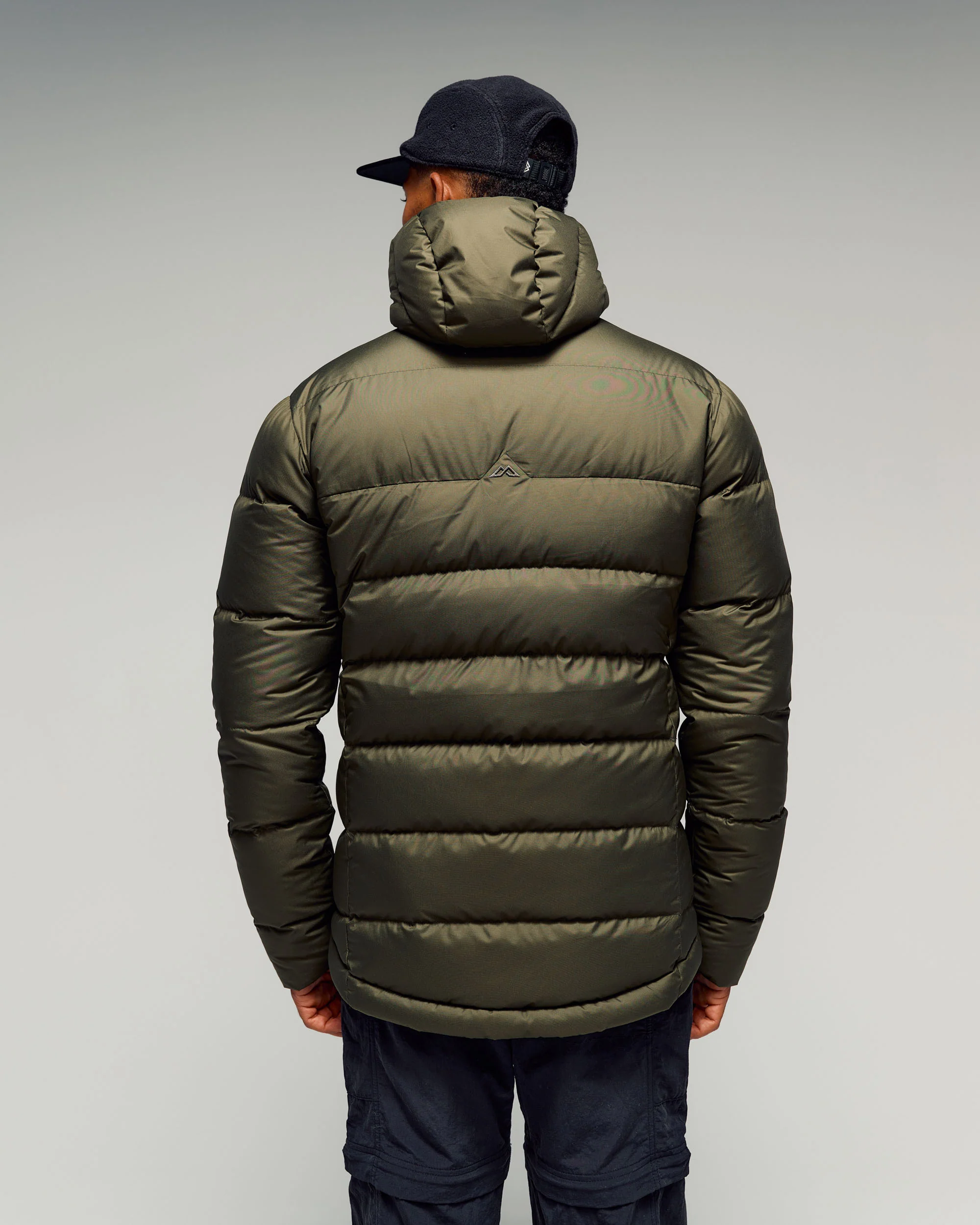 Men's Epiq Hooded Down Jacket -  Light Moss - Image 4