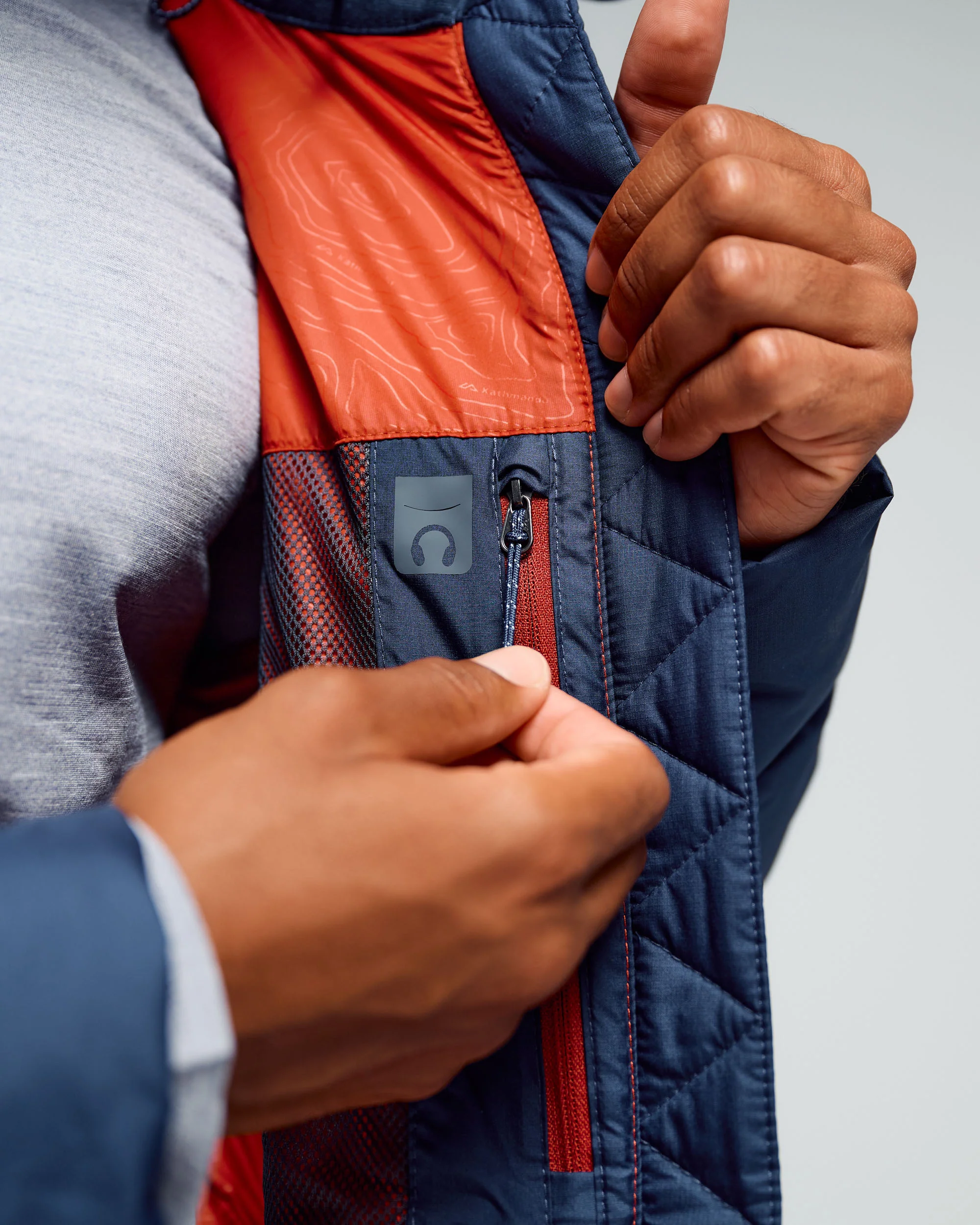 Men's Epiq Hooded Down Jacket - Midnight Navy - Image 4