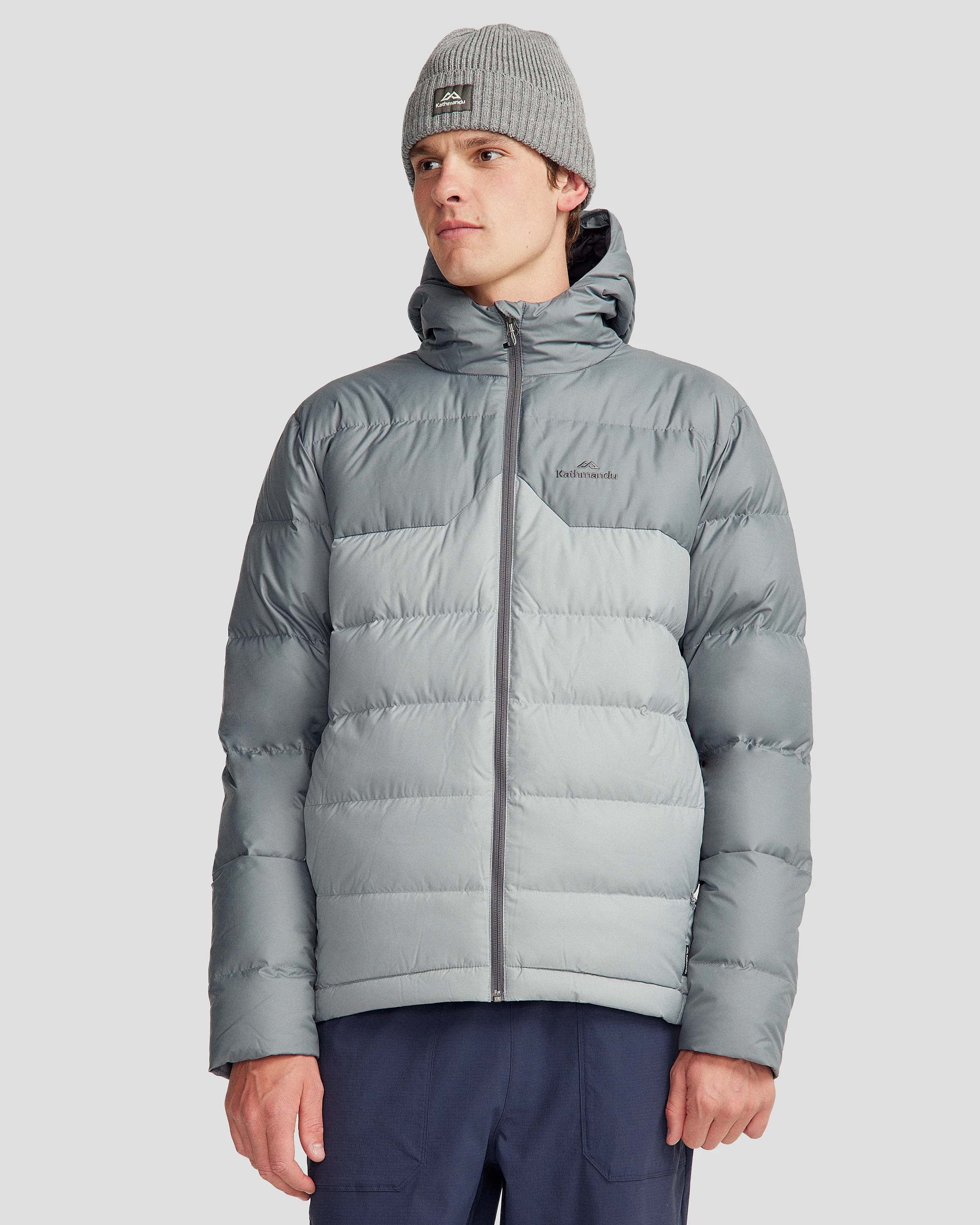Men's Epiq Hooded Down Jacket v2 - Moon/Light Moon