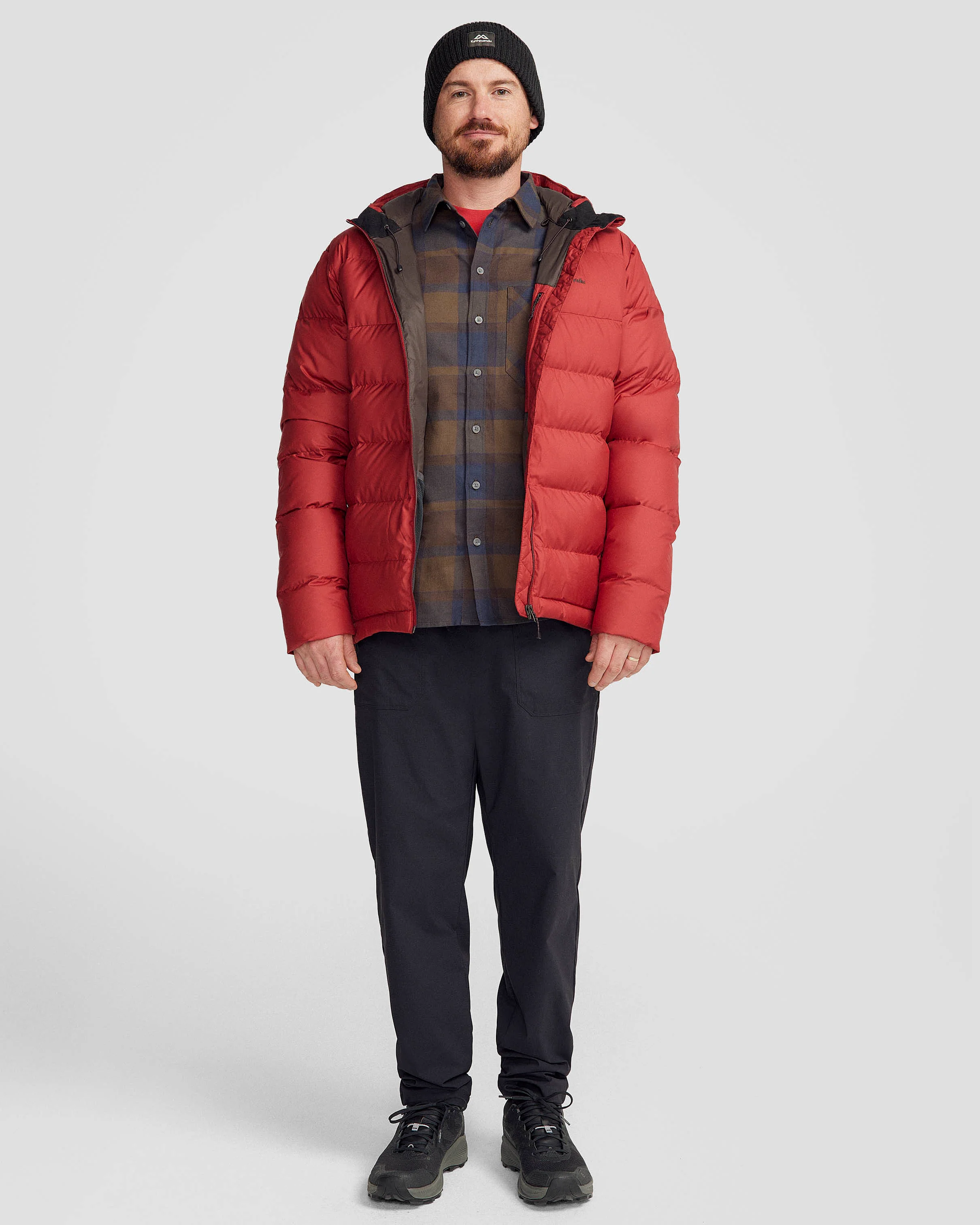Men's Epiq Hooded Down Jacket - Pinot - Image 2