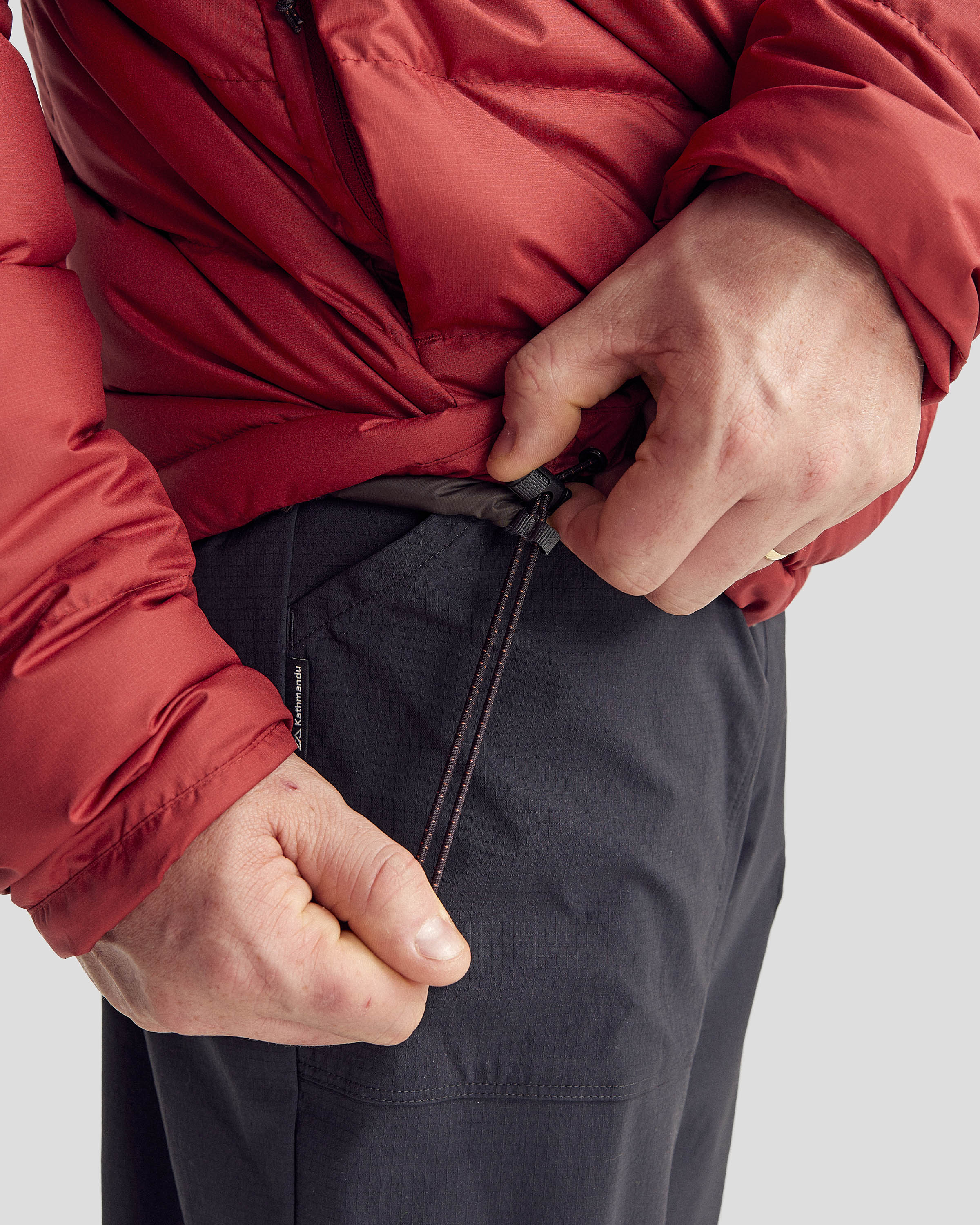 Men's Epiq Hooded Down Jacket - Pinot - Image 5