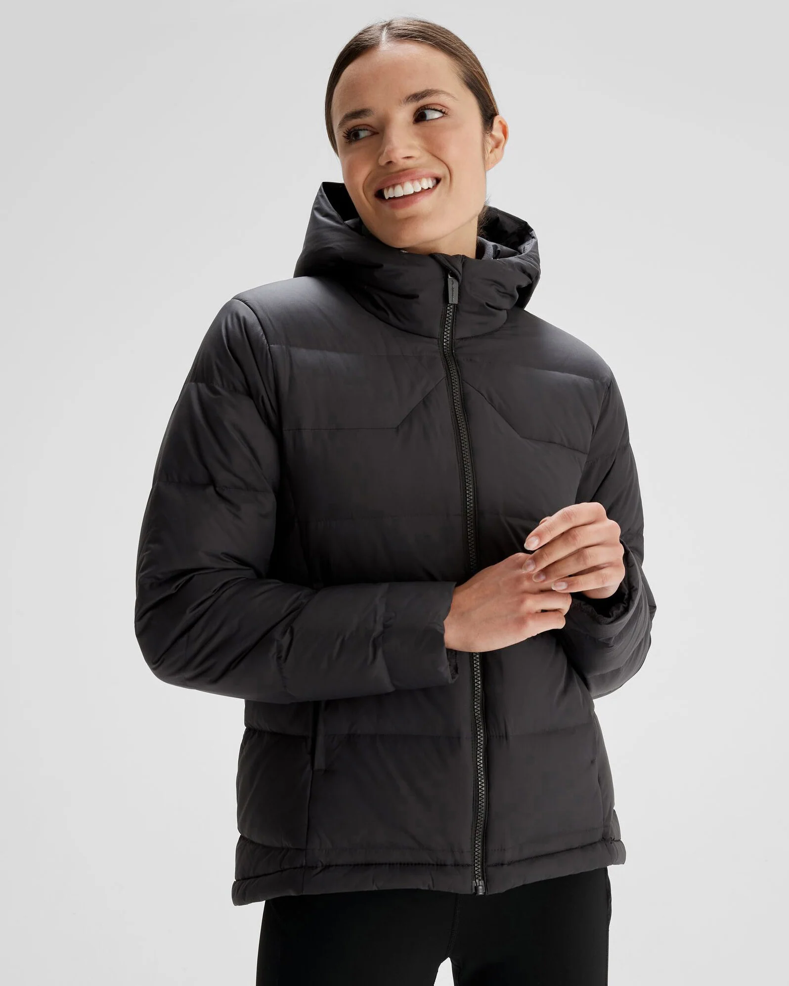 Women's Epiq SE Hooded Down Jacket  - Black - Image 10
