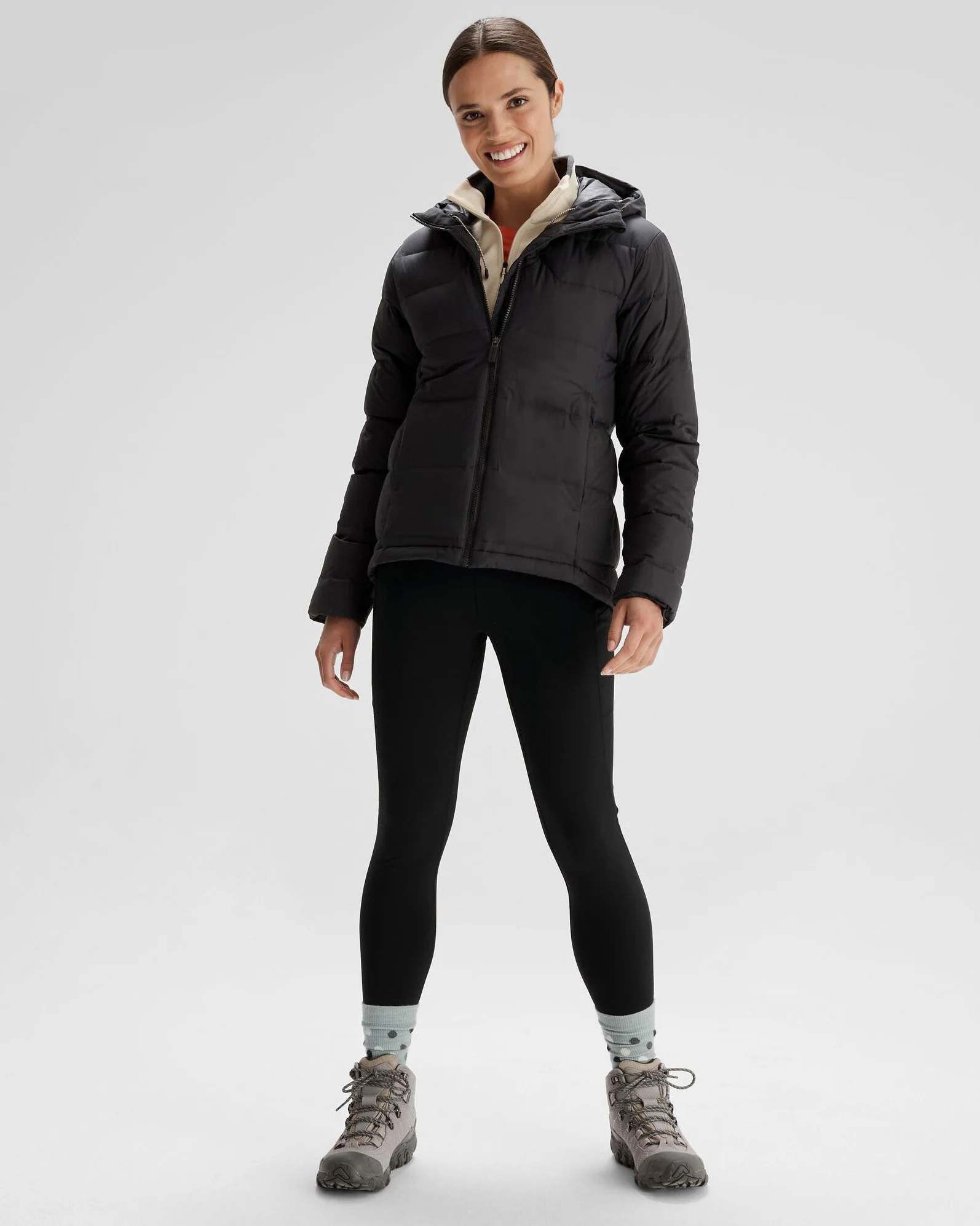 Women's Epiq SE Hooded Down Jacket  - Black - Image 3