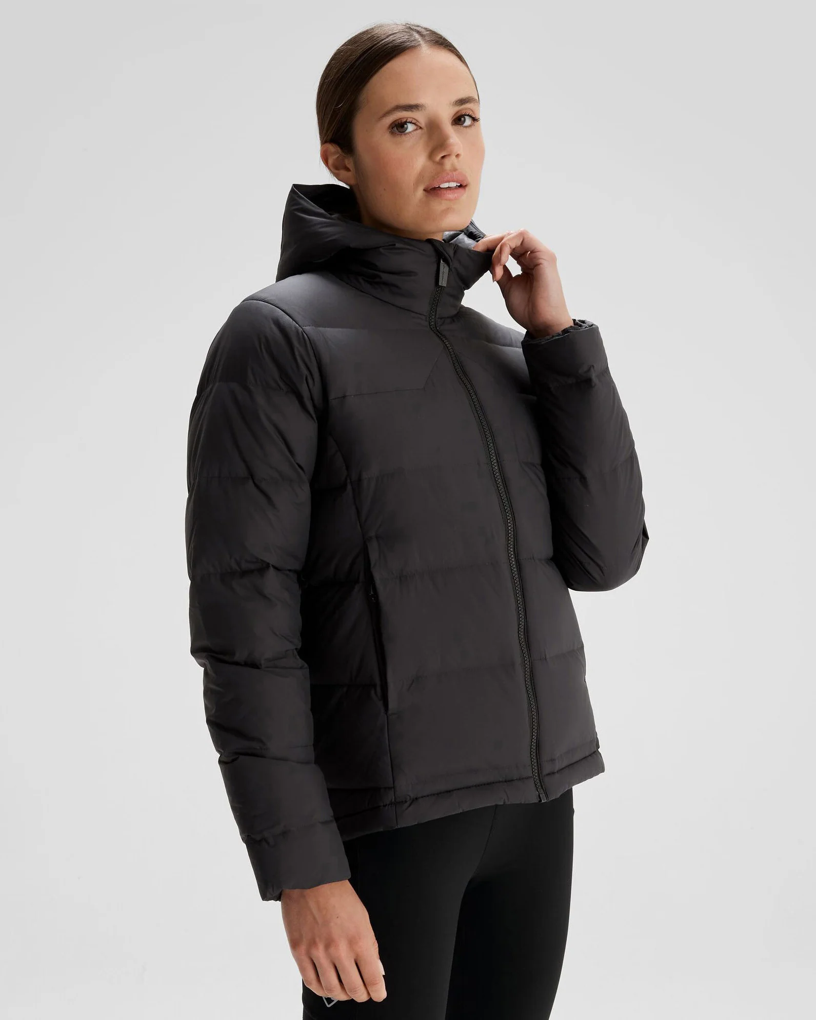 Women's Epiq SE Hooded Down Jacket  - Black - Image 4